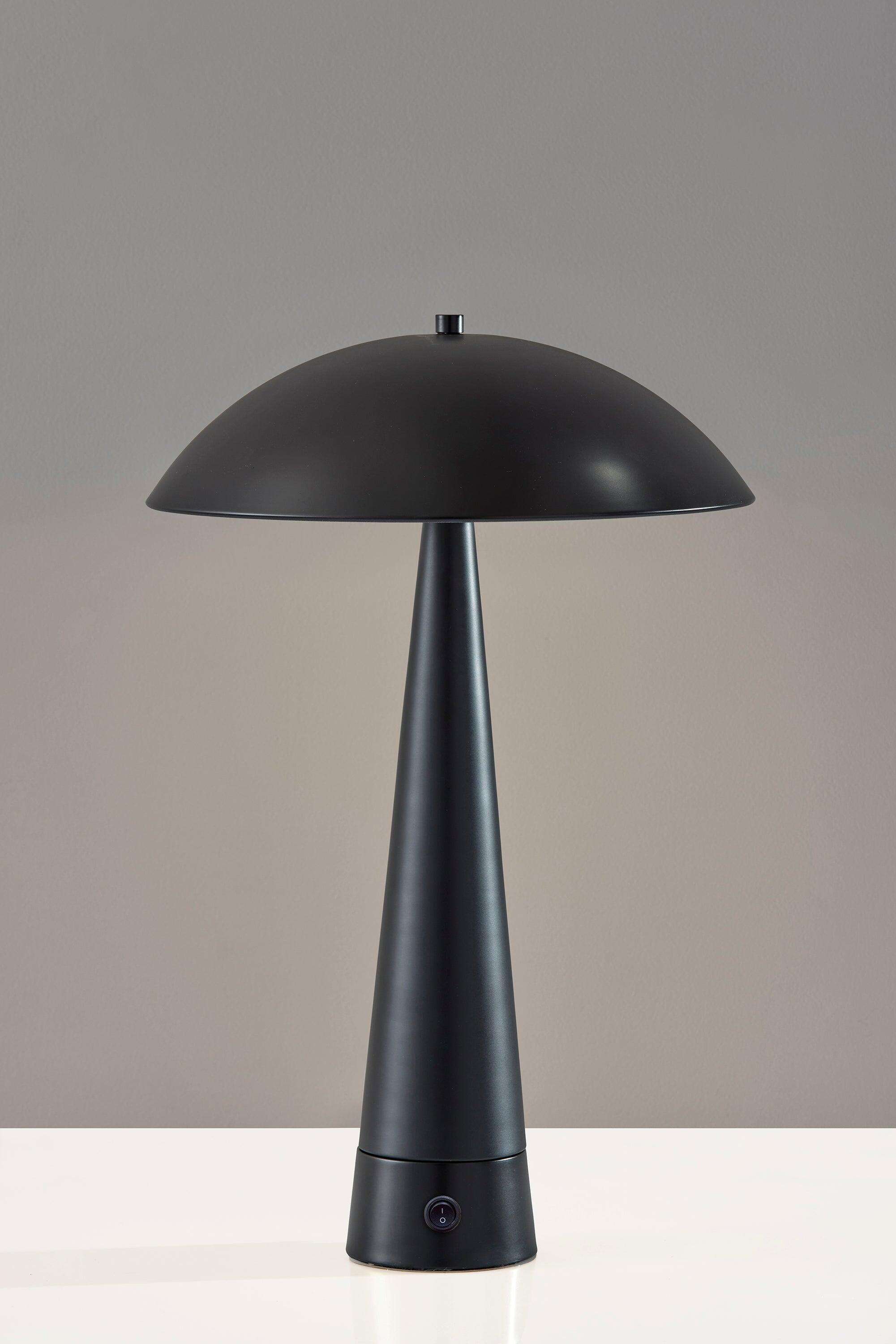 Adesso Vortex Table Lamp, Black, rollover