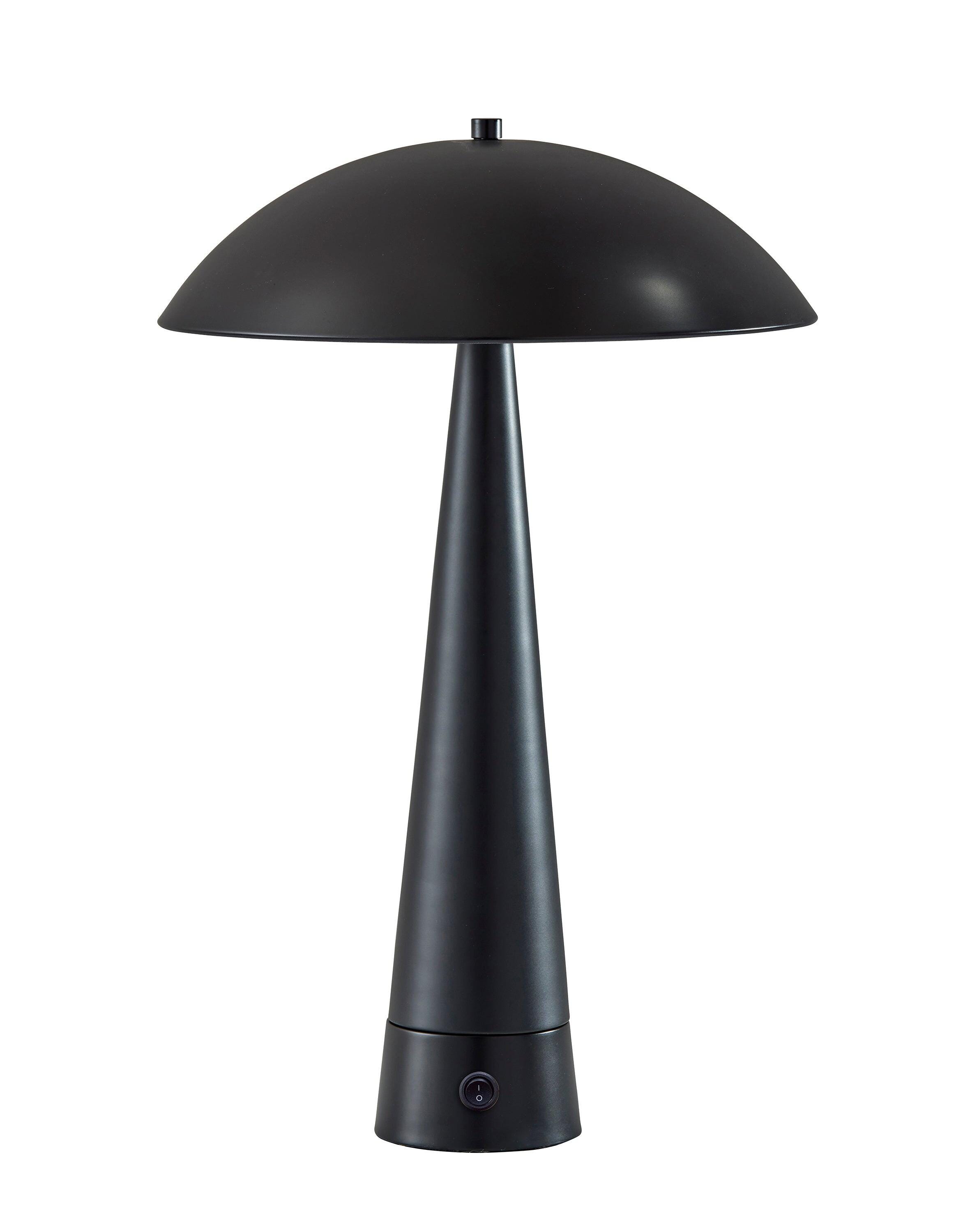 Adesso Vortex Table Lamp, Black, large