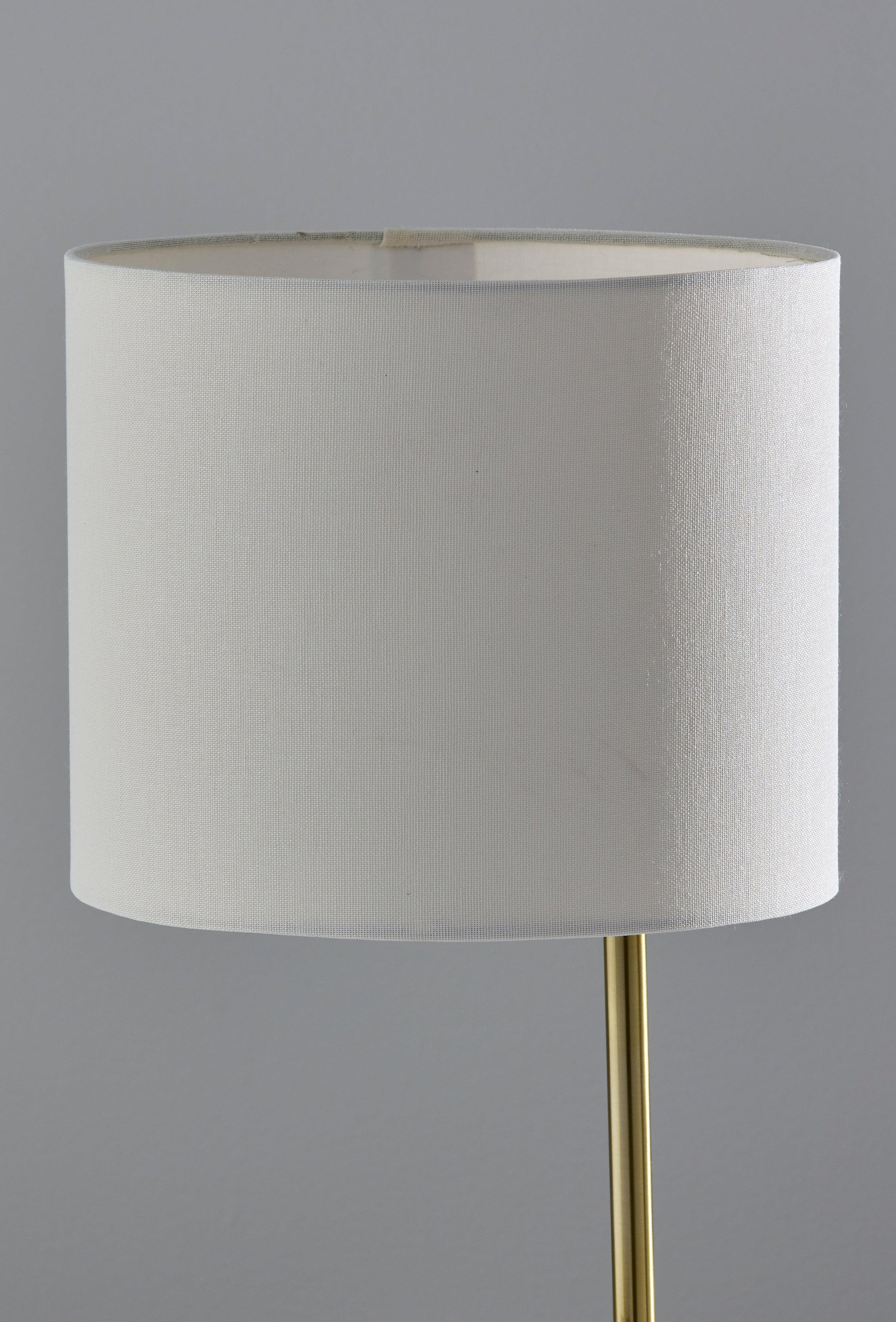 Adesso Wyatt Desk Lamp, Antique Brass, large