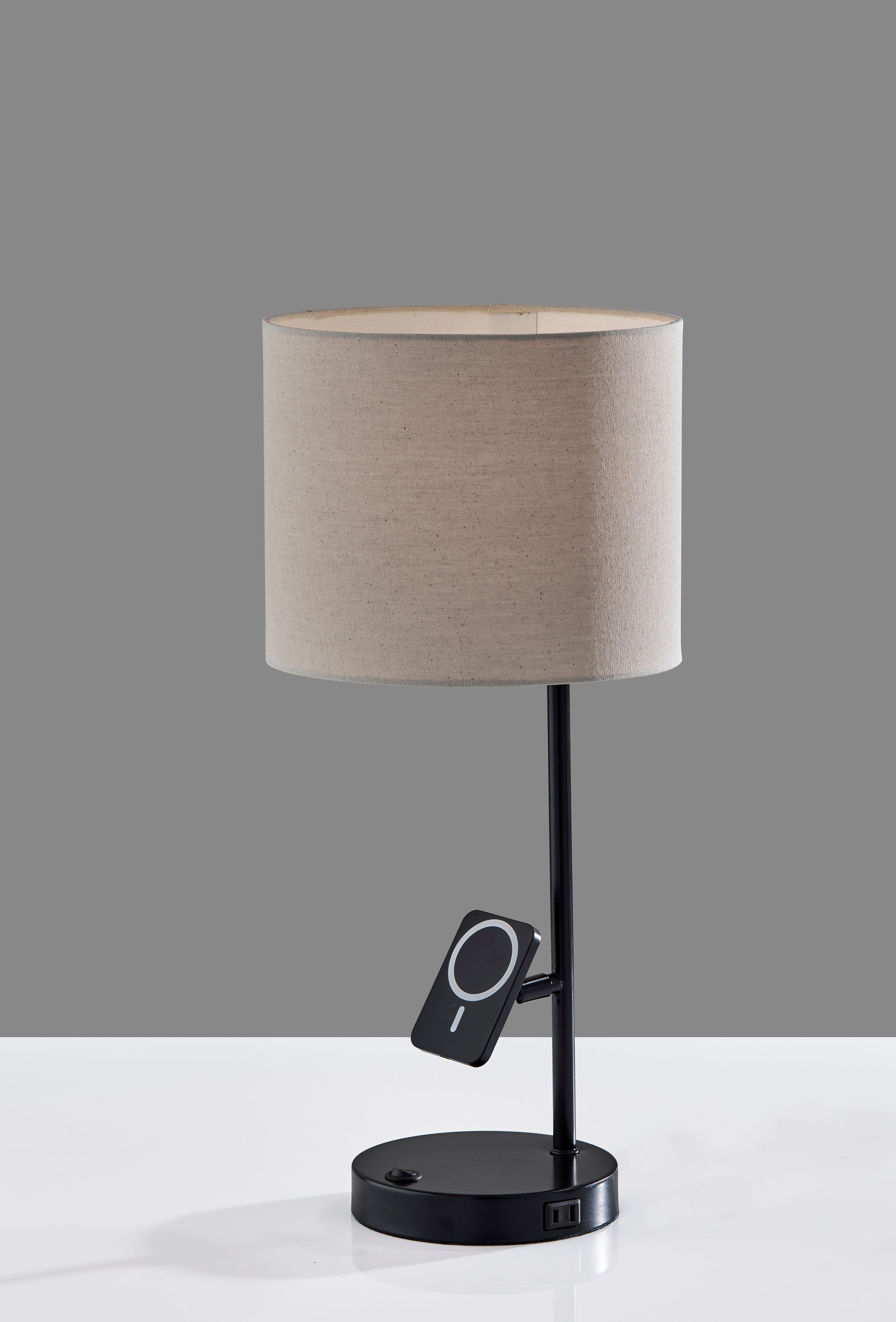 Adesso Wyatt Desk Lamp, Black, rollover