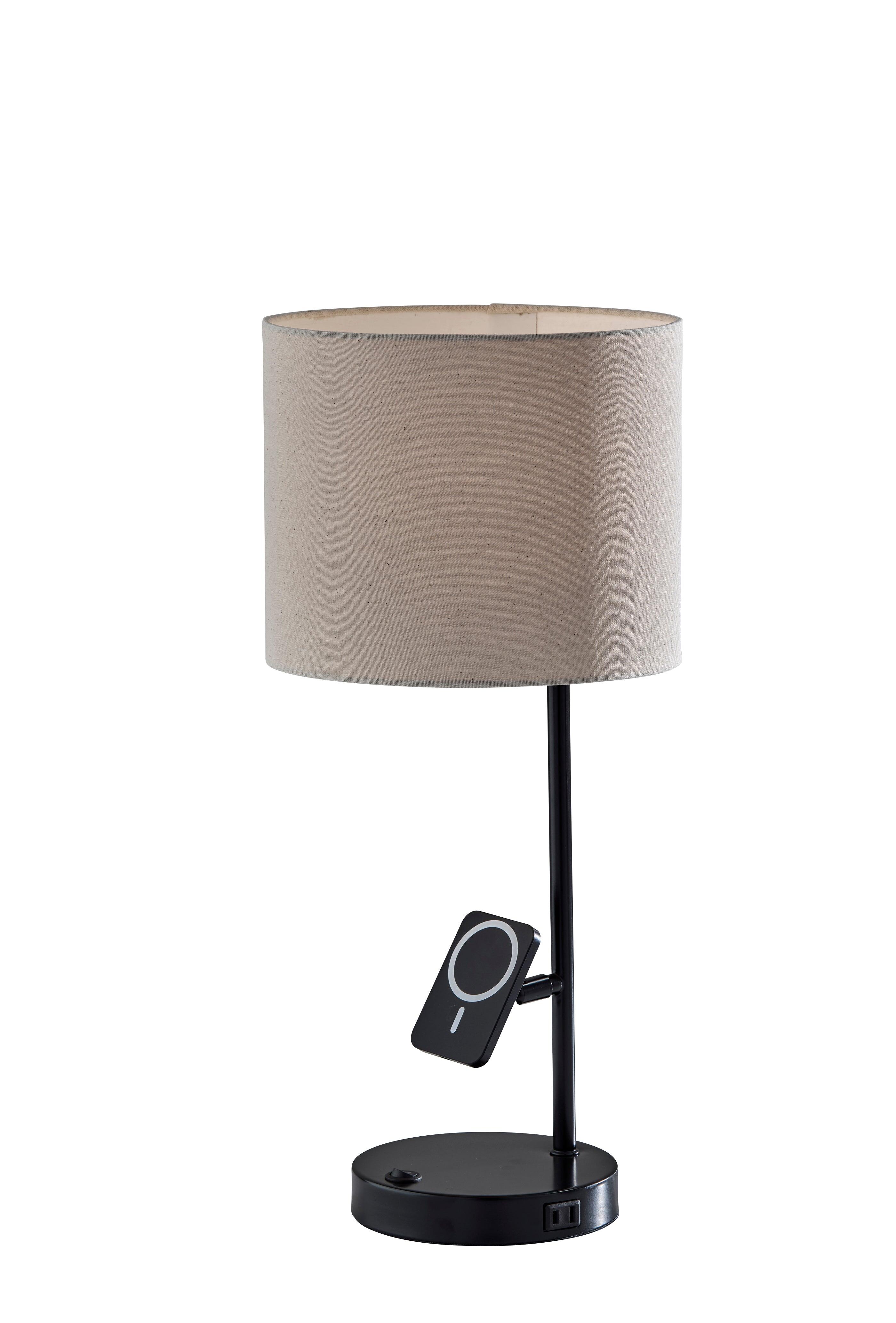 Adesso Wyatt Desk Lamp, Black, large