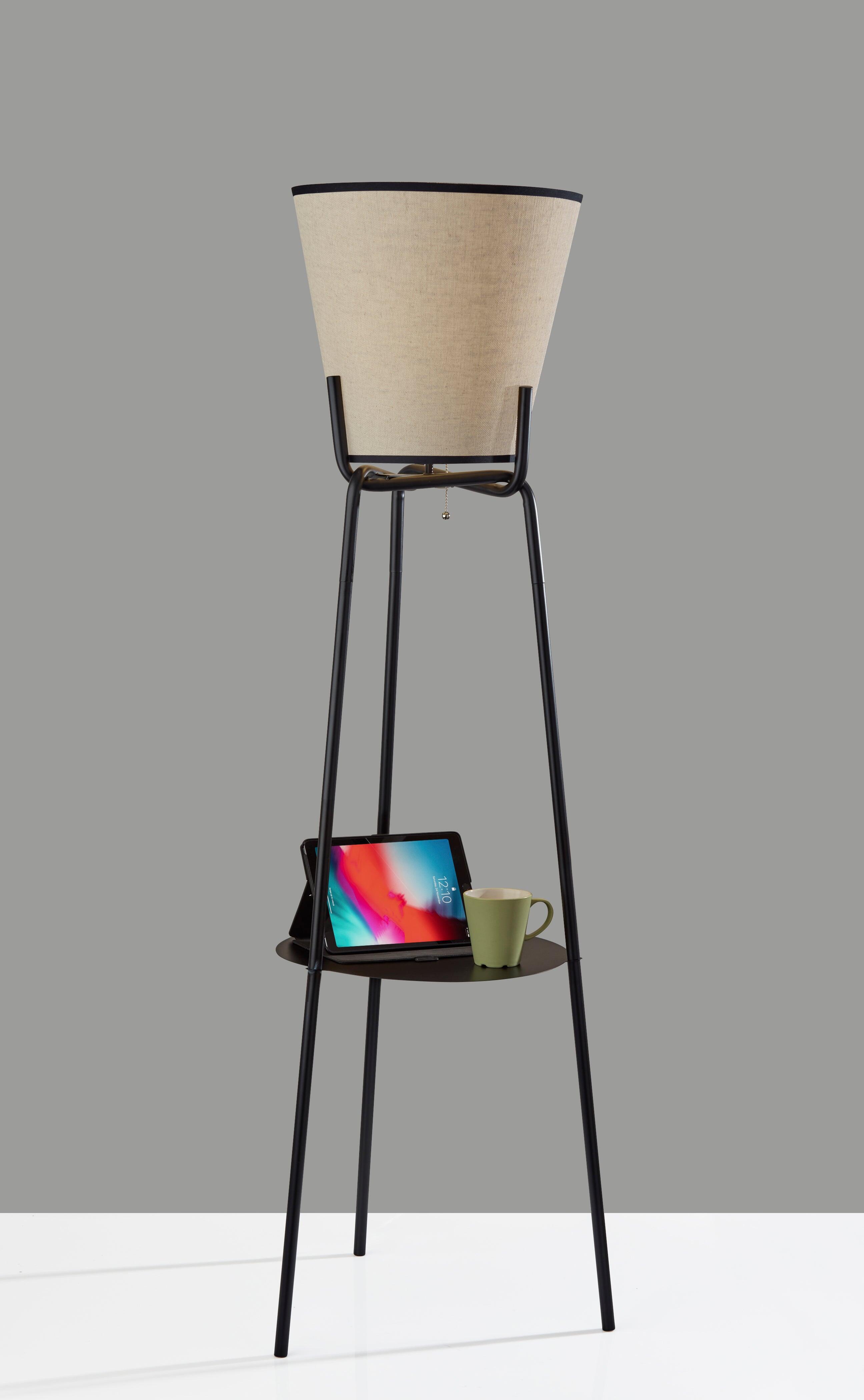Adesso Zeek Shelf Floor Lamp, , large