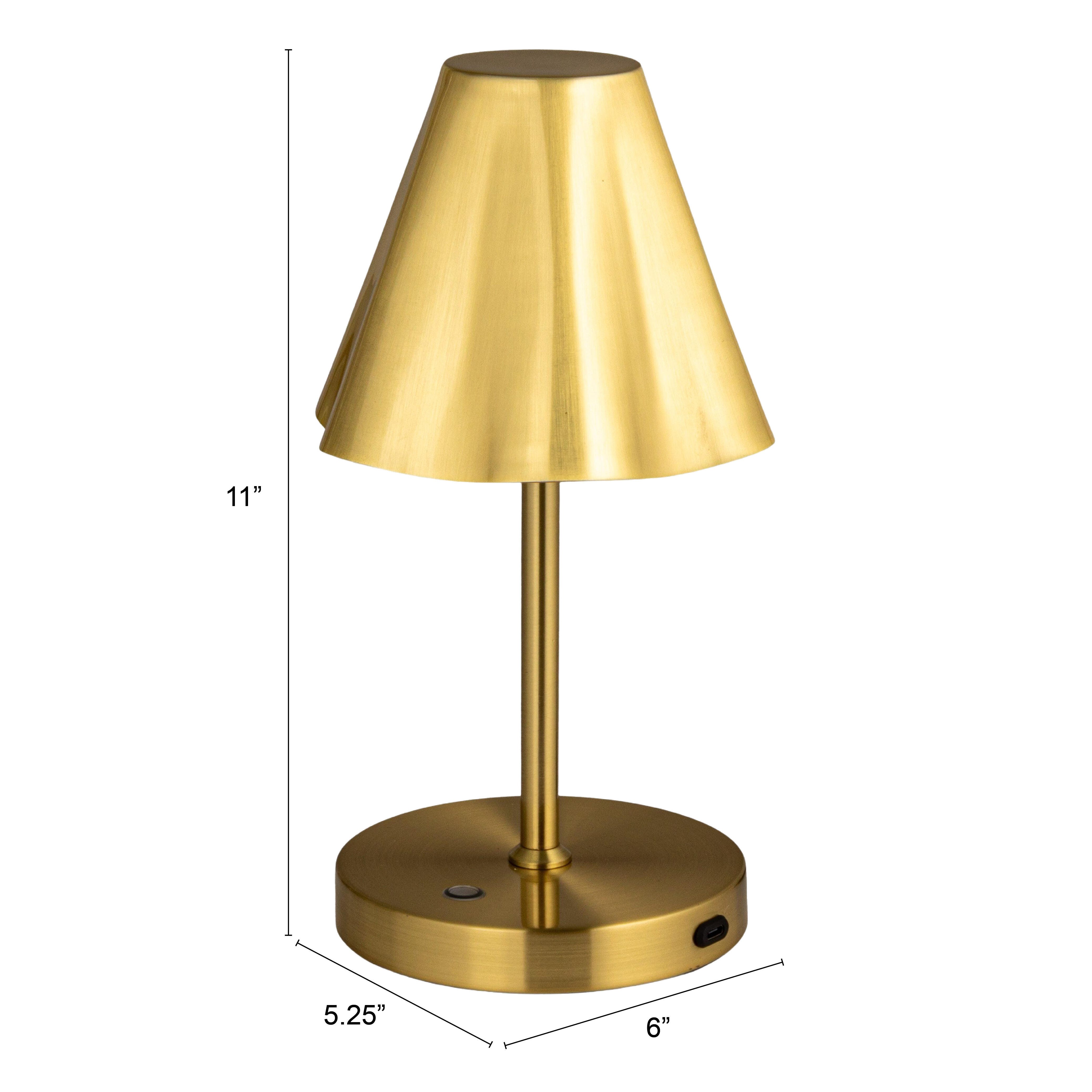 Storied Home LED Rechargeable Table Lamp, , large