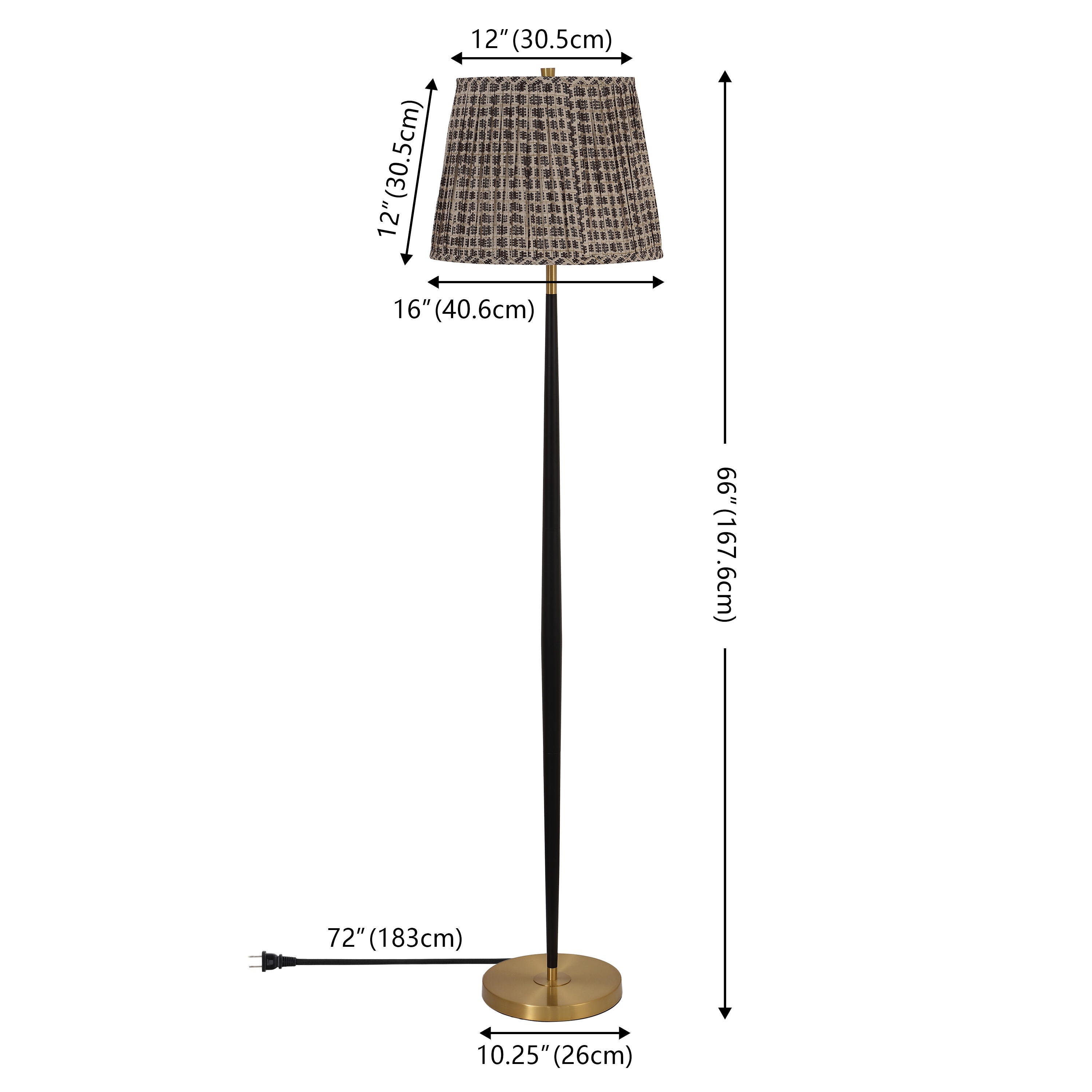 Safavieh Carlyle Floor Lamp, , large