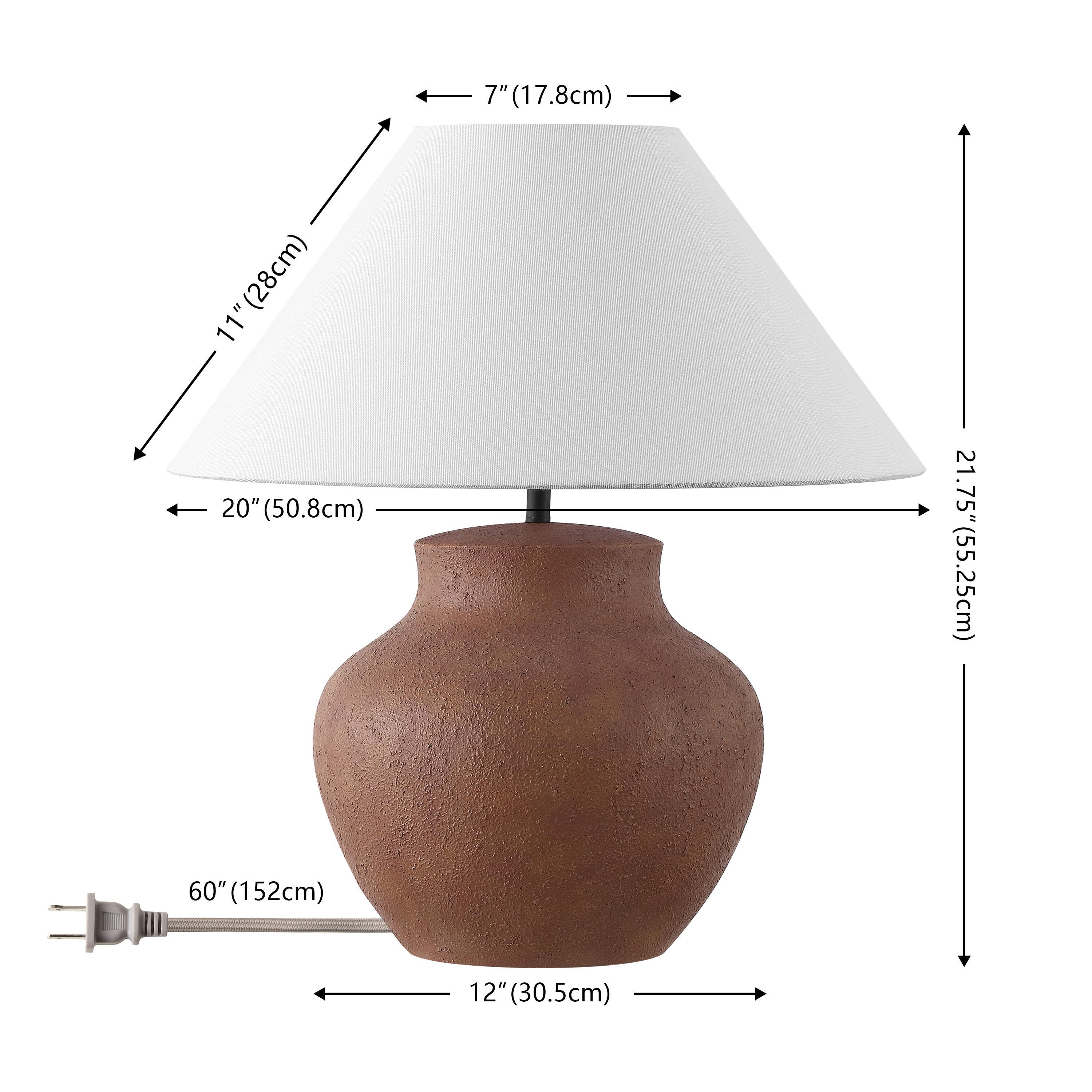 Safavieh Clay Table Lamp, , large