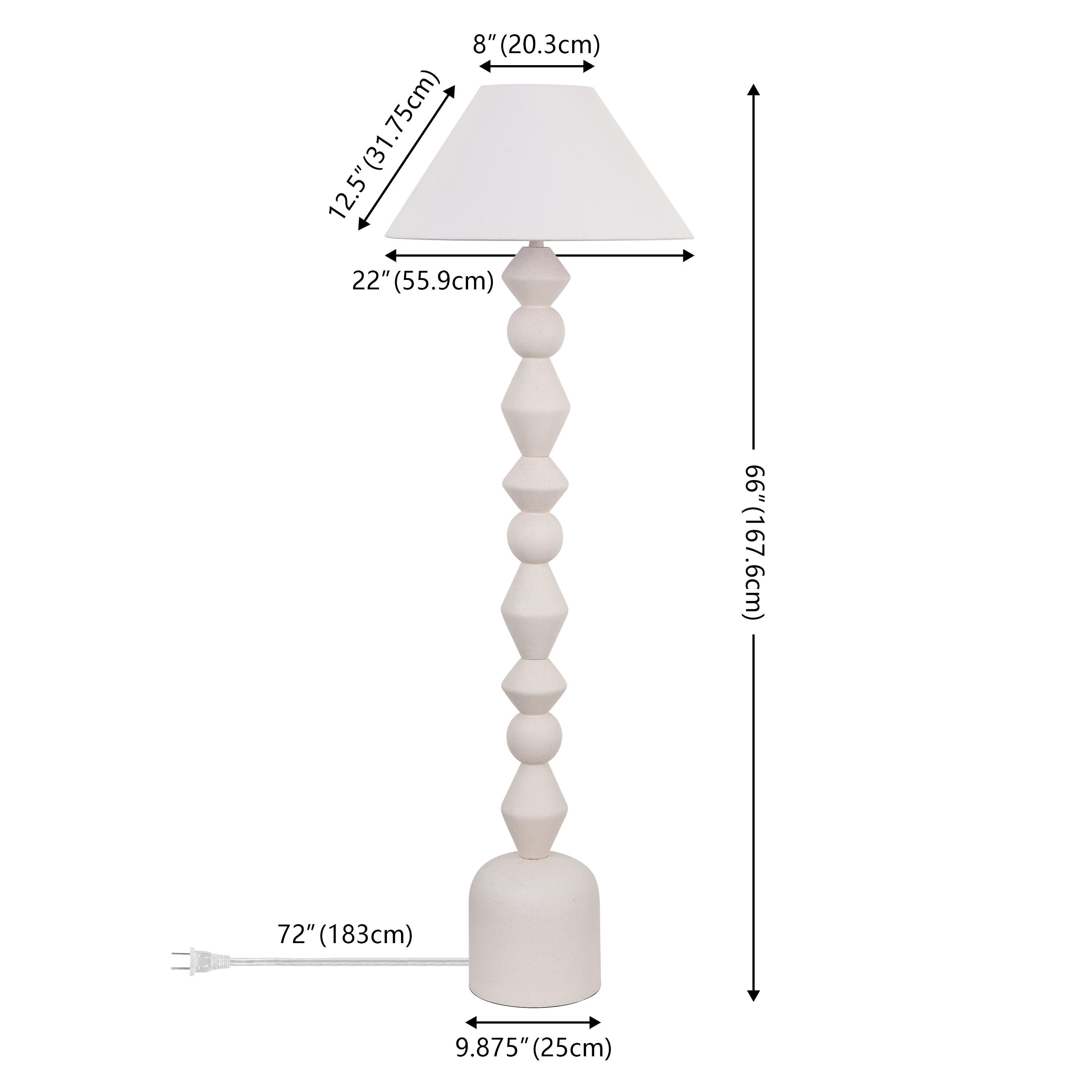 Safavieh Lanie Floor Lamp, , large