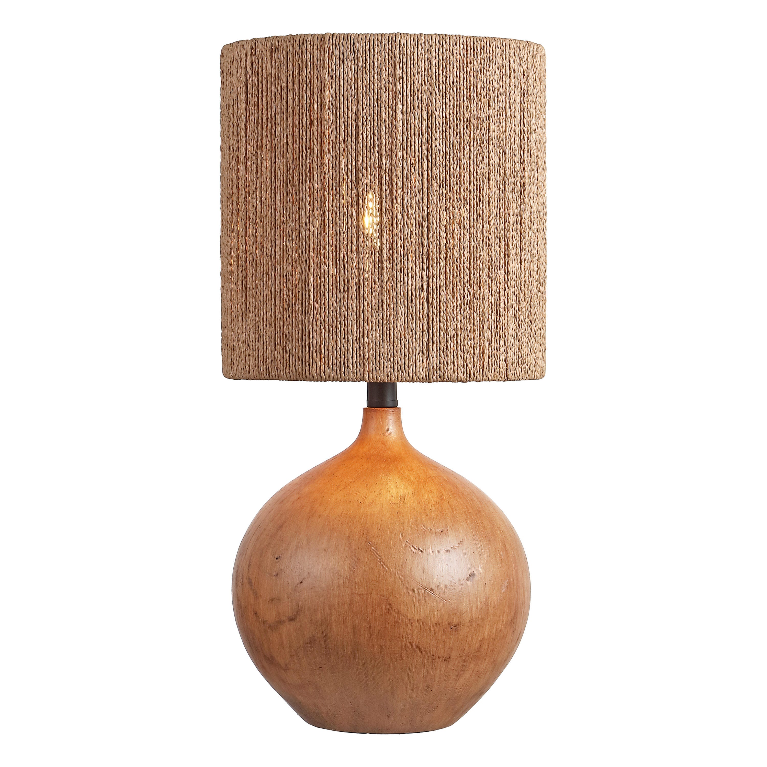 JONATHAN Y Abram Table Lamp, Brown, large