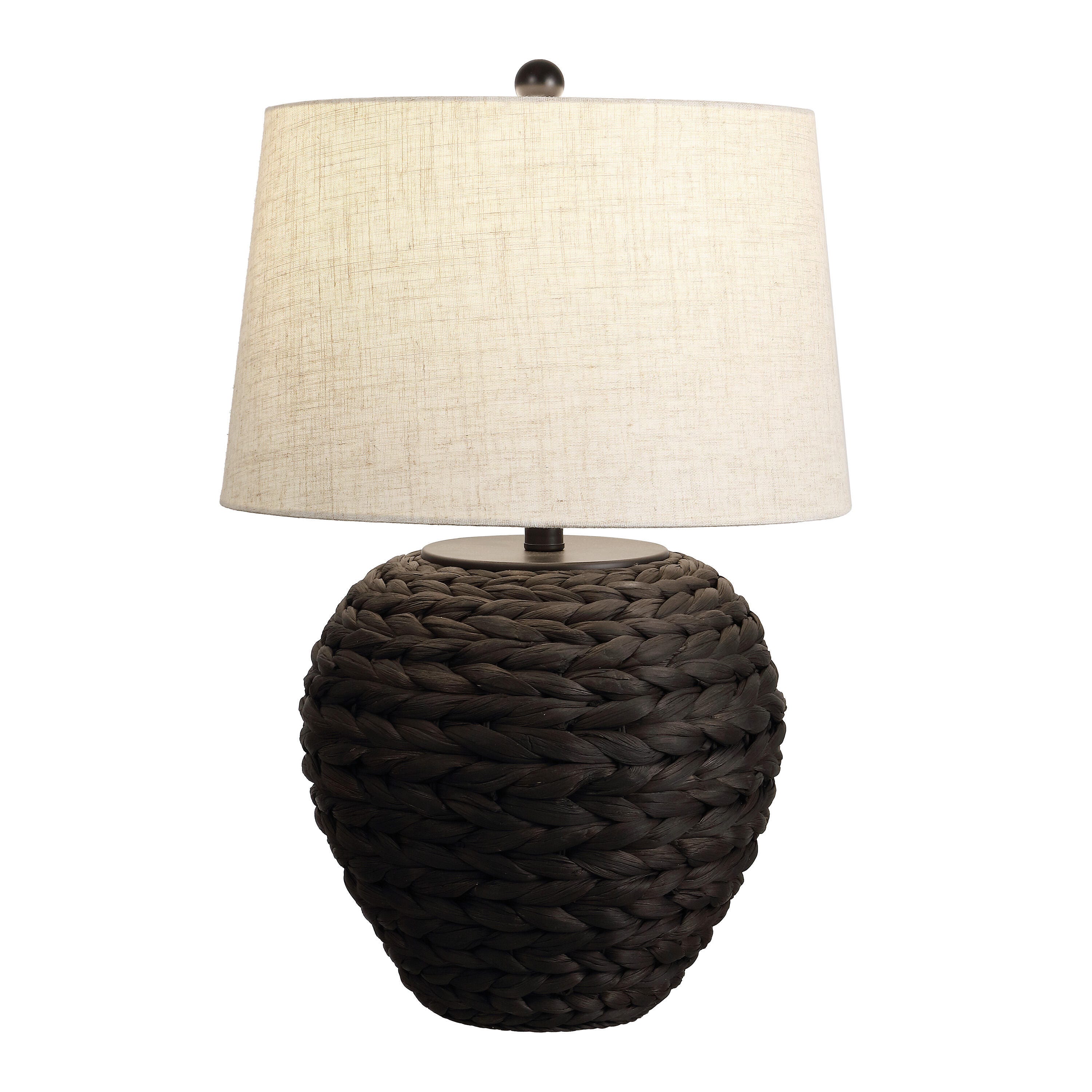 JONATHAN Y Alaro Table Lamp, Black, large