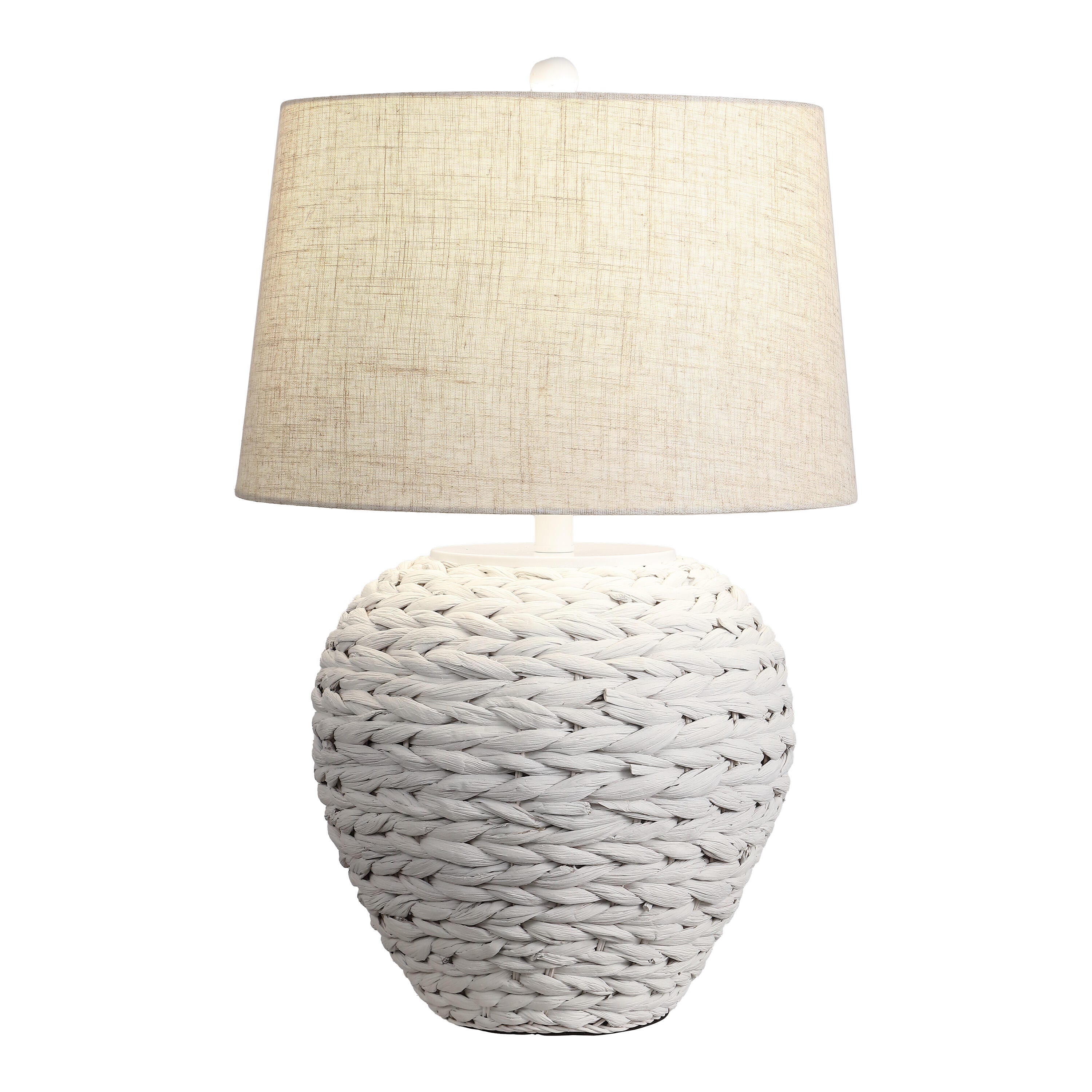 JONATHAN Y Alaro Table Lamp, White, large