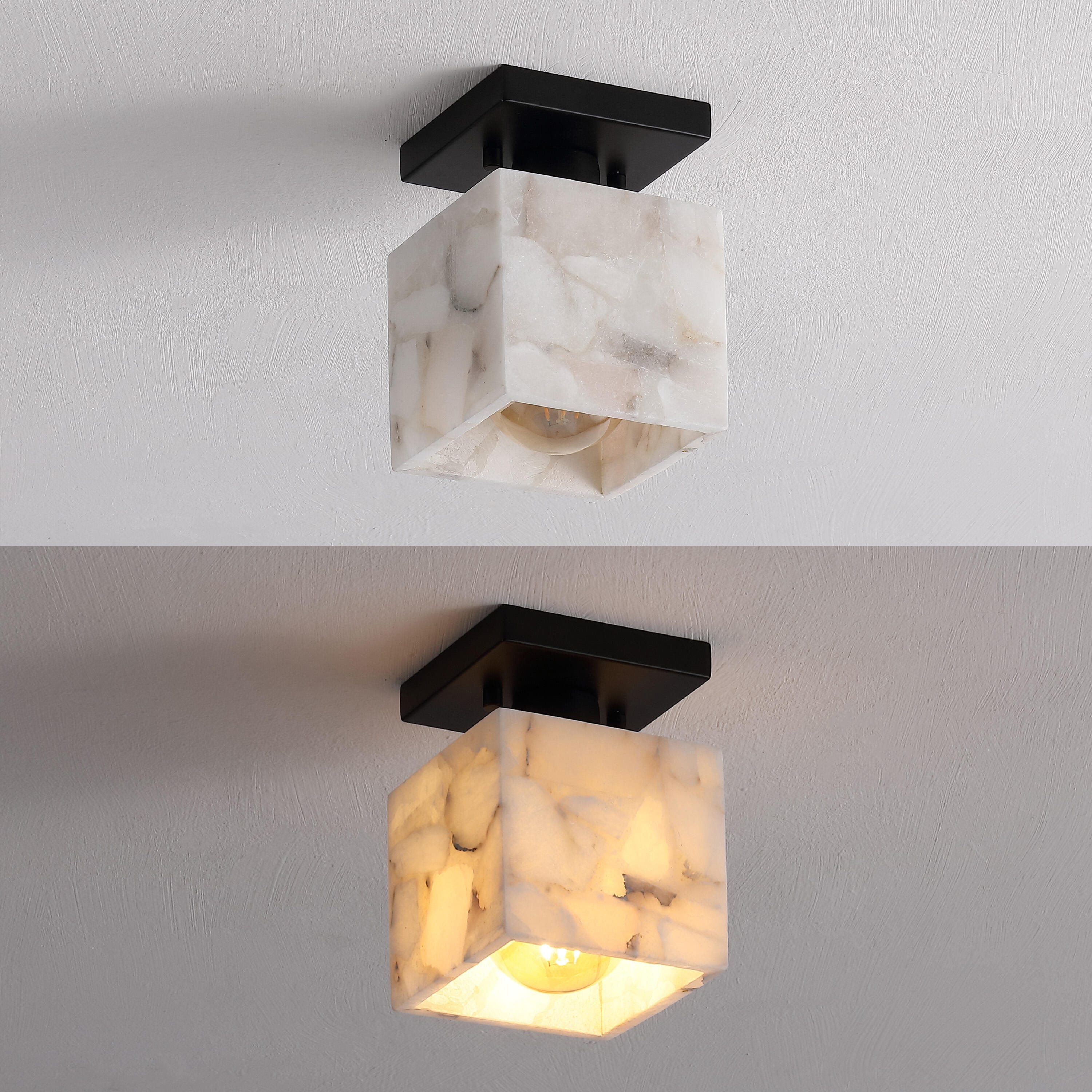 JONATHAN Y Alessia Flush Mount Light, , large