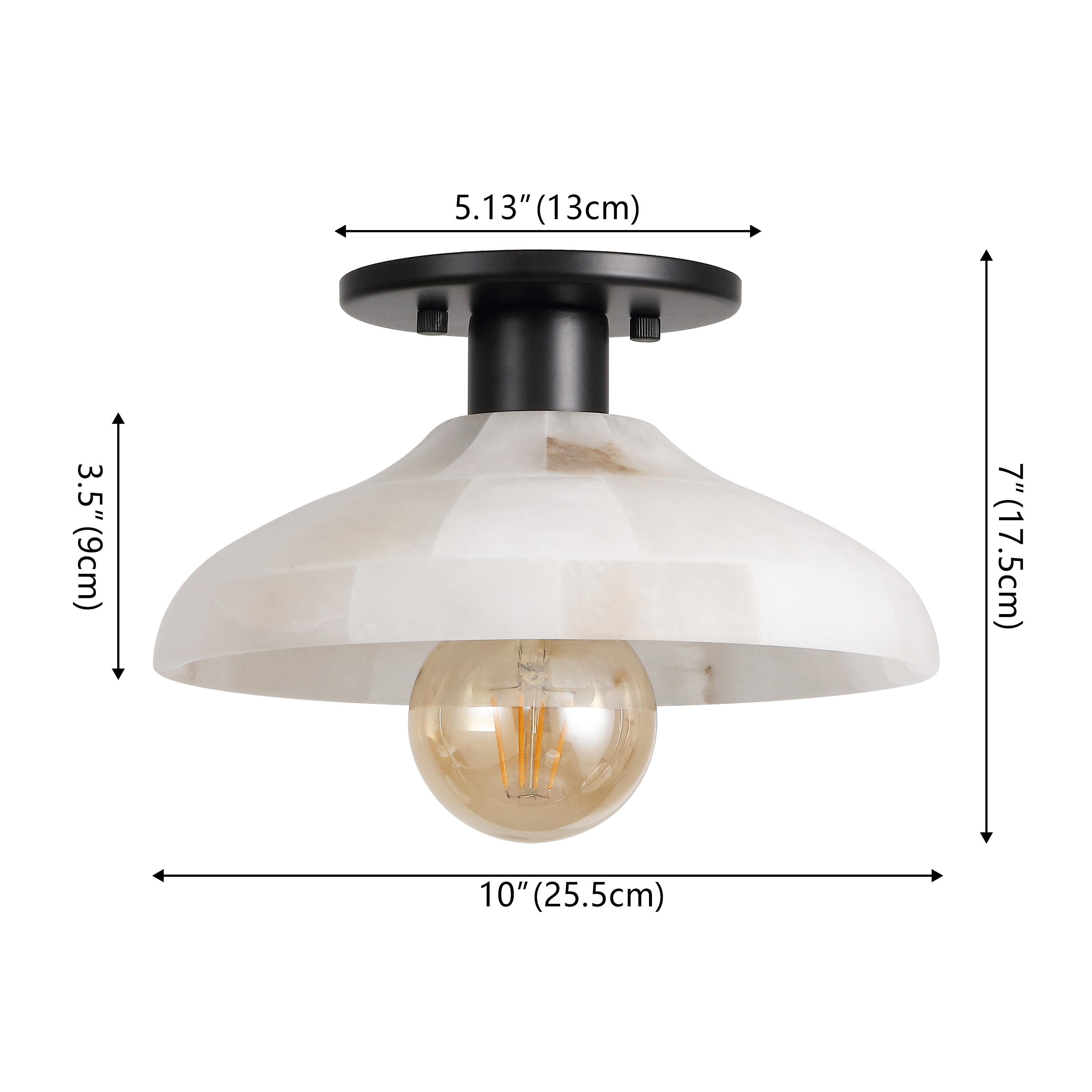 JONATHAN Y Amara Flush Mount Light, , large