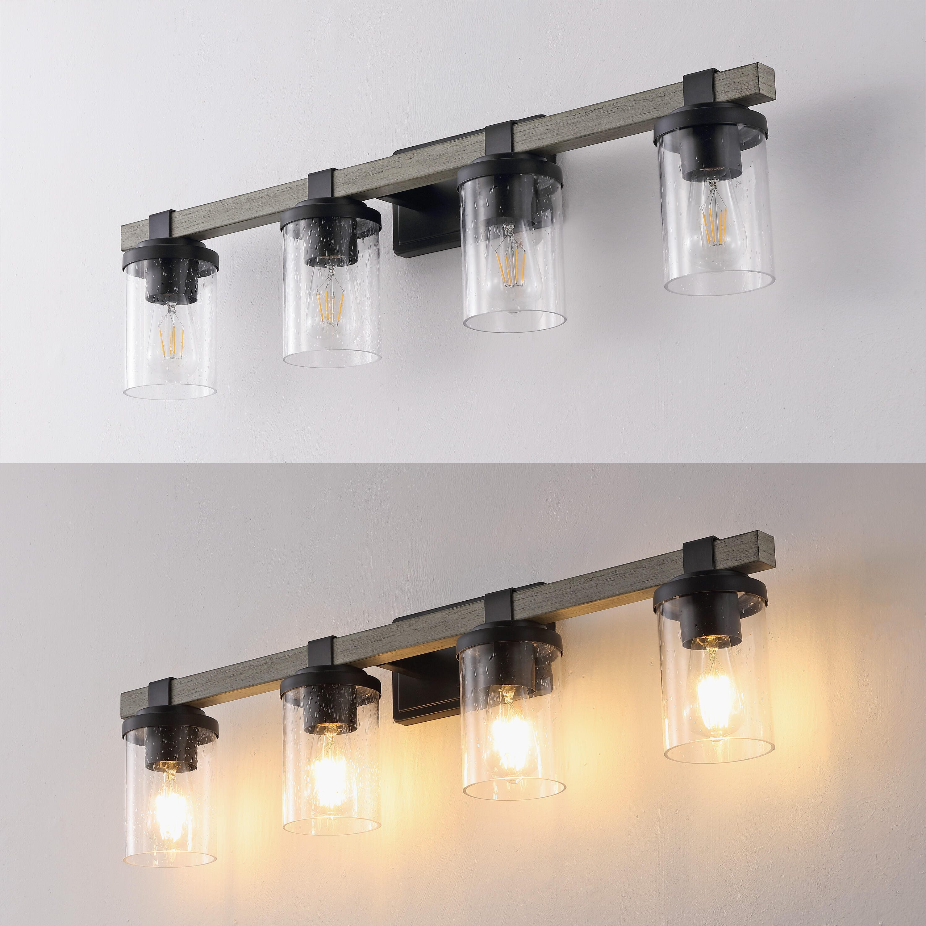 JONATHAN Y Bungalow 4-Light Scone, , large