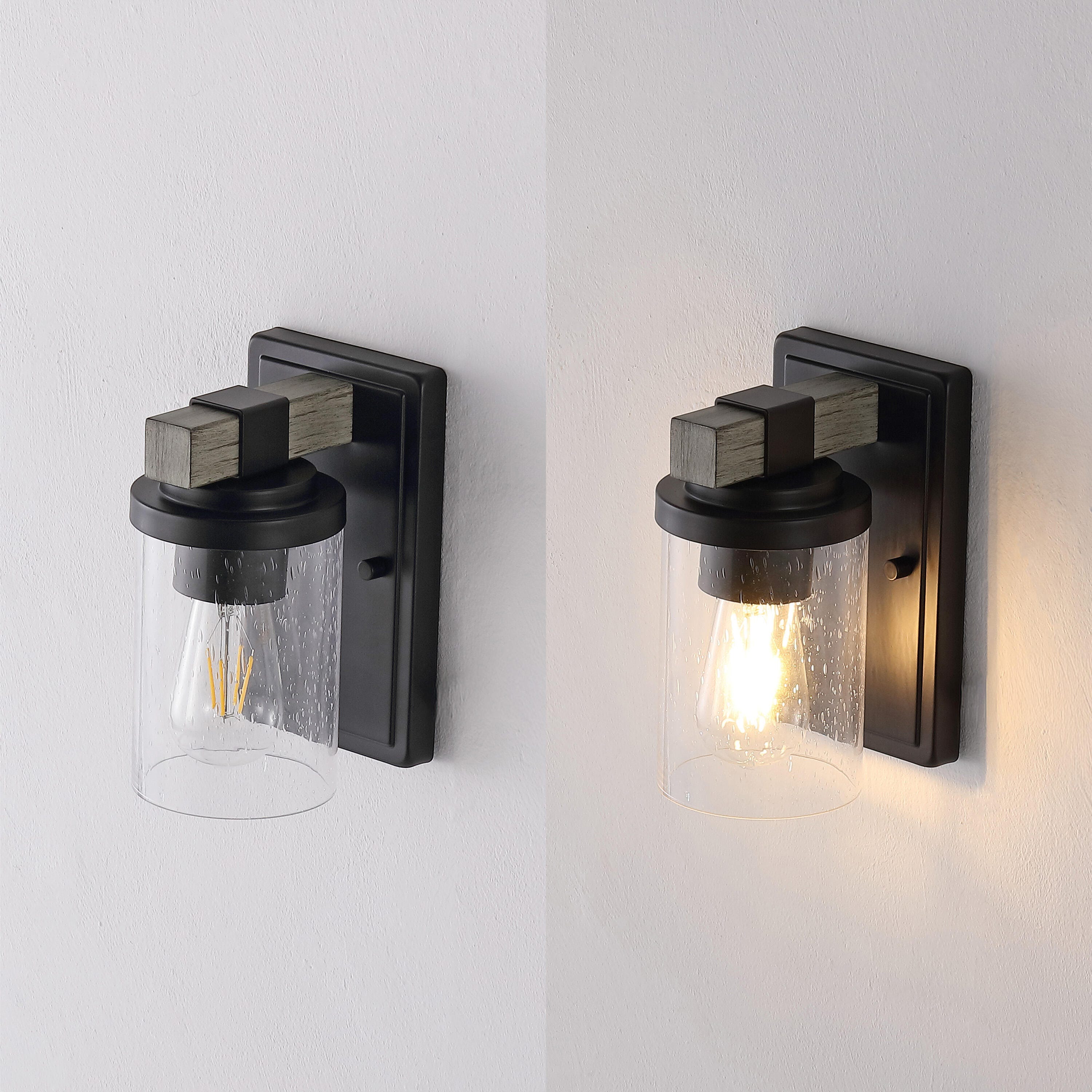 JONATHAN Y Bungalow 1-Light Scone, , large