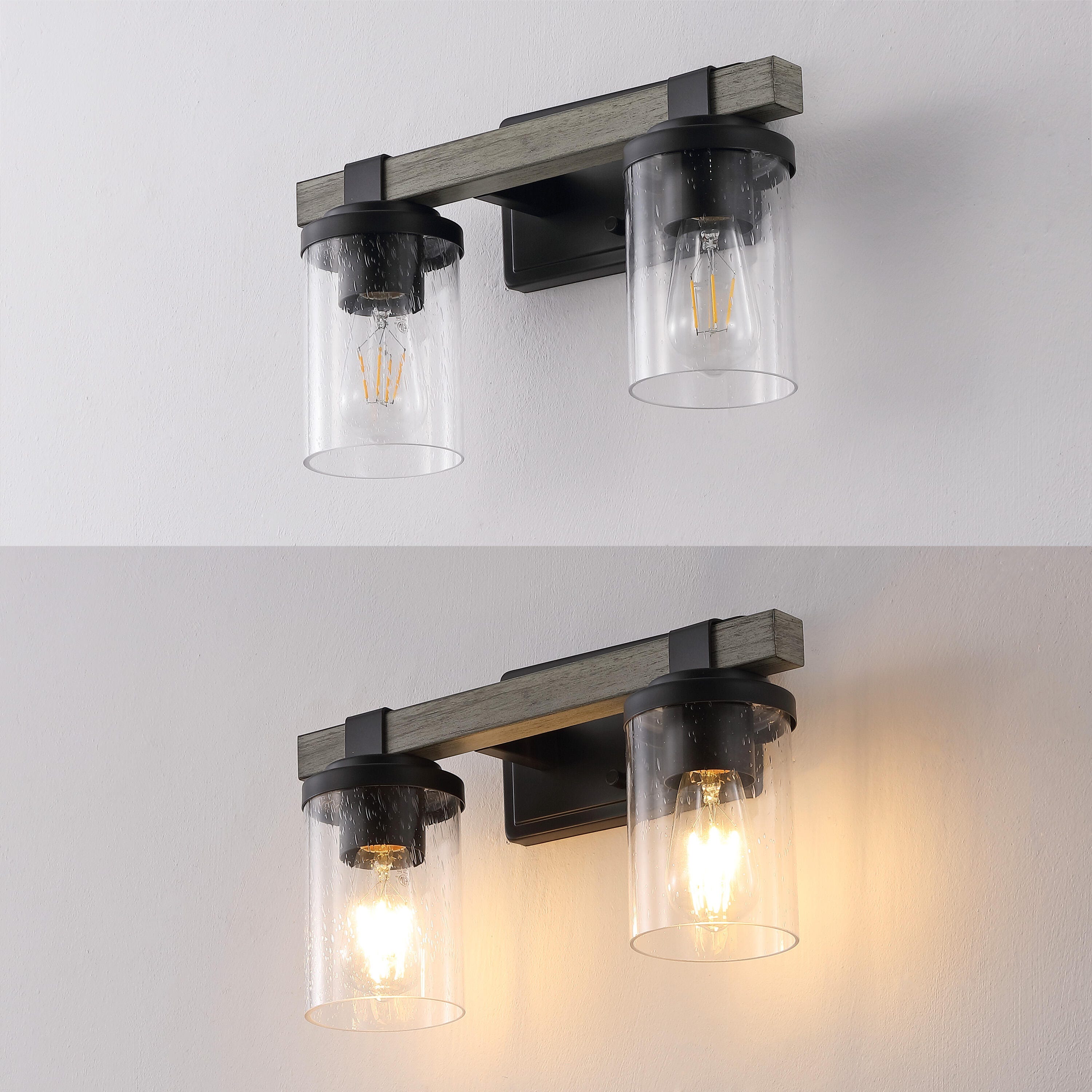 JONATHAN Y Bungalow 2-Light Scone, , large