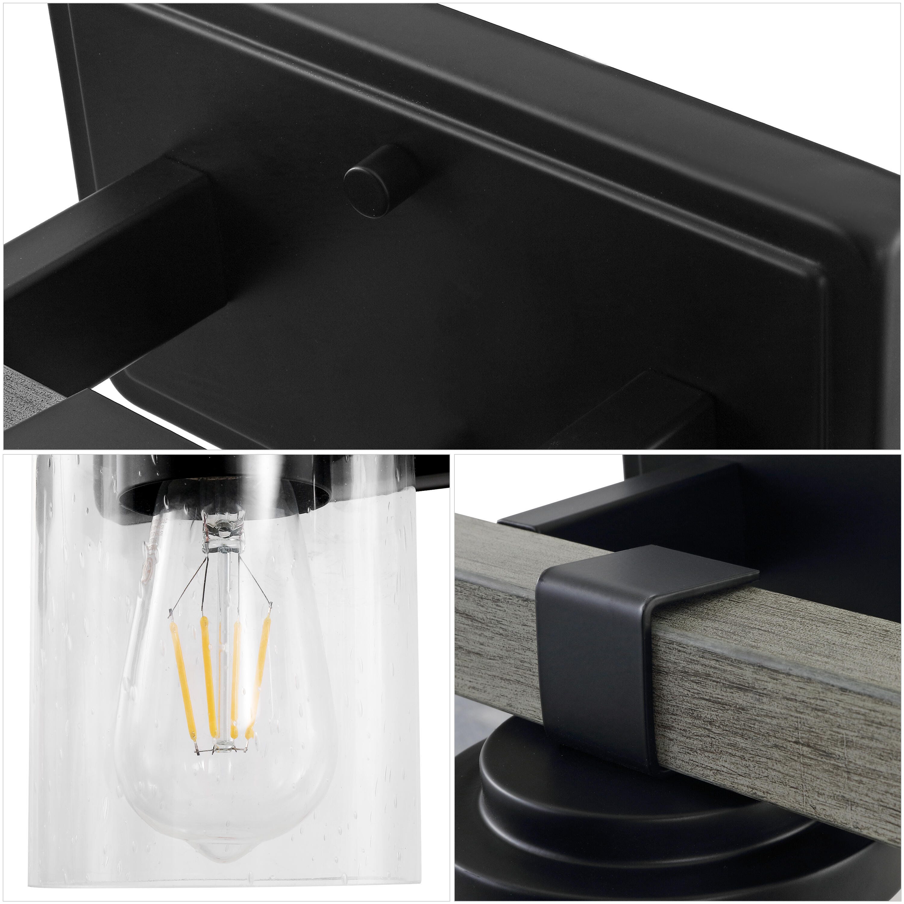 JONATHAN Y Bungalow 3-Light Scone, , large