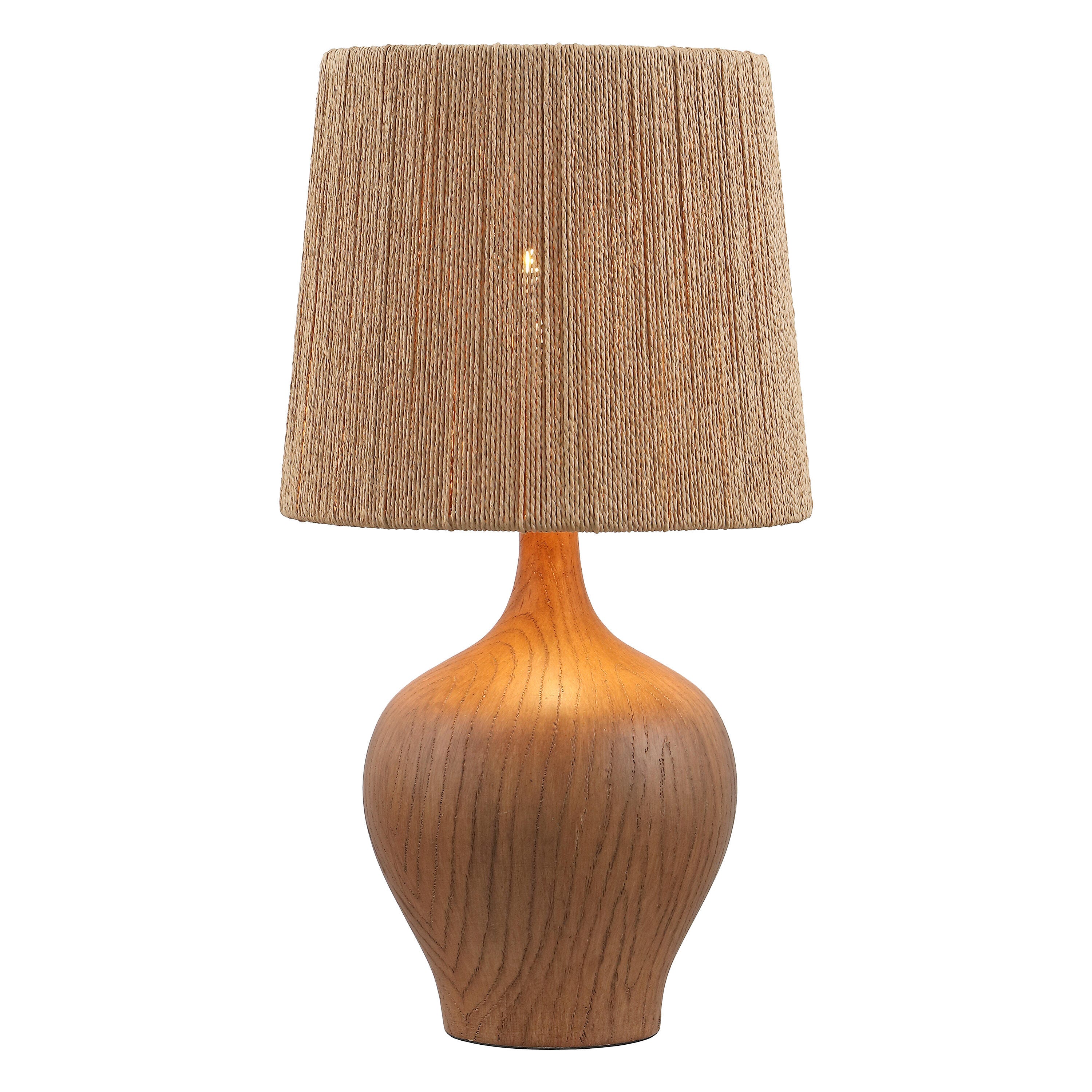 JONATHAN Y Eben Table Lamp, Brown, large