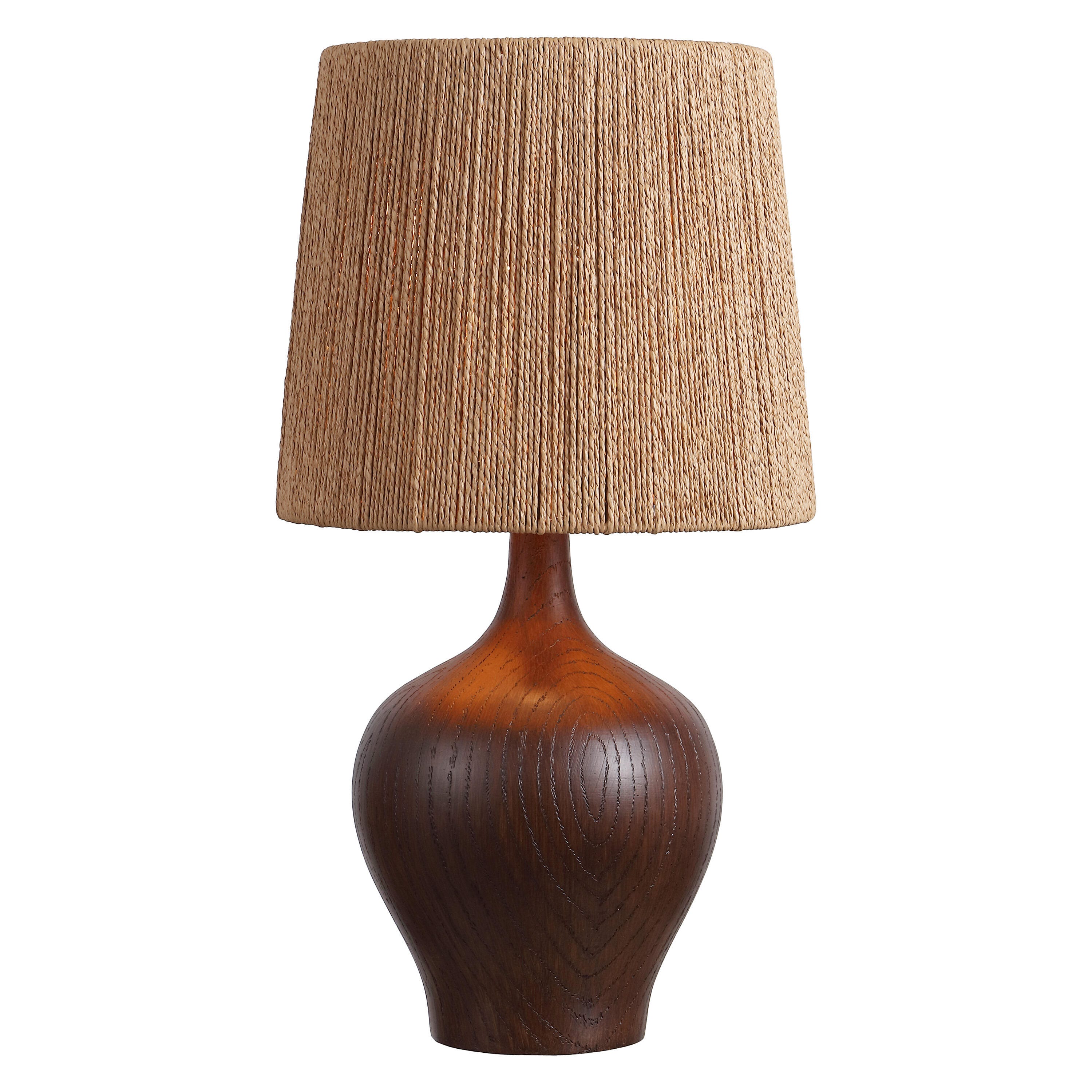 JONATHAN Y Eben Table Lamp, Dark Brown, large