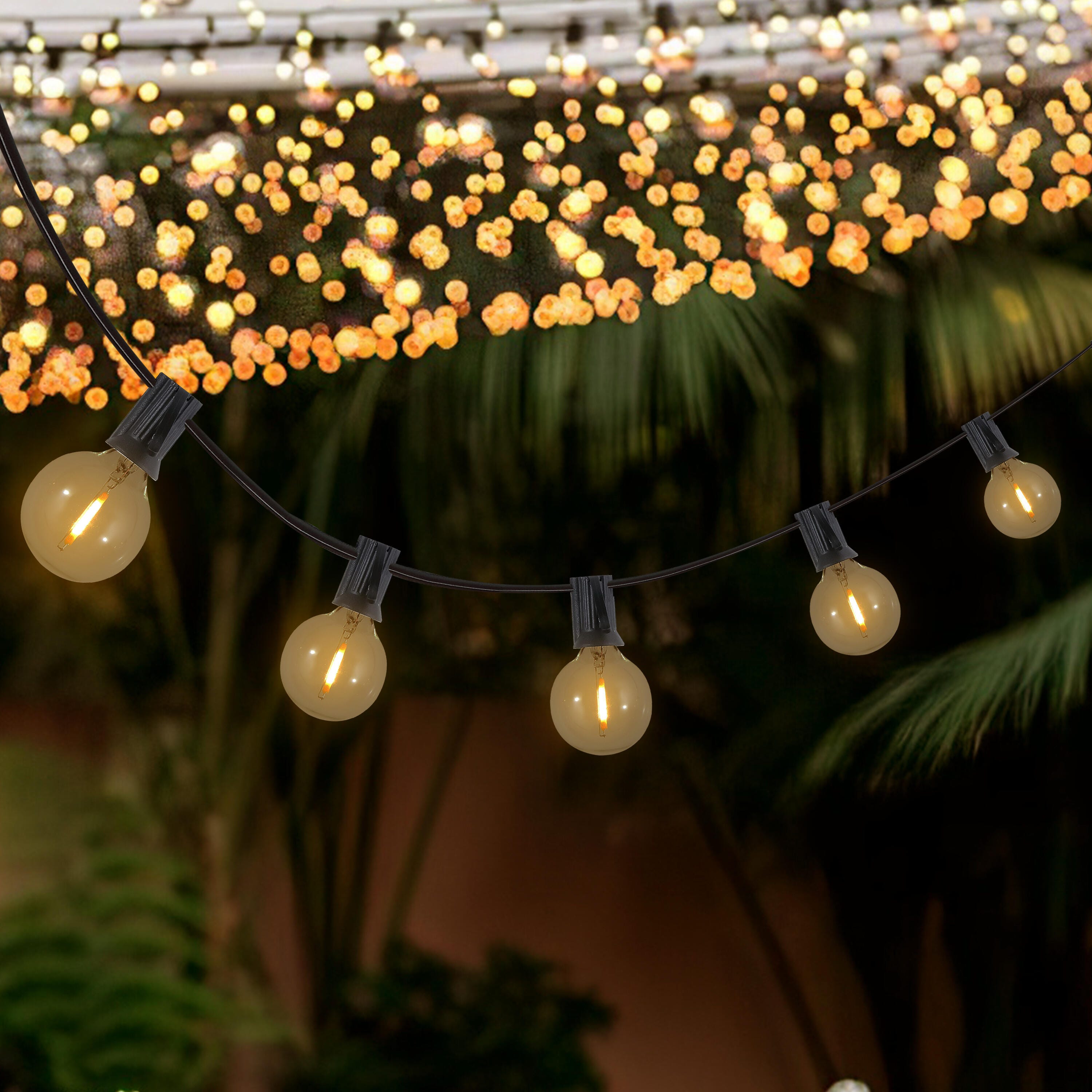 JONATHAN Y Bistro String Lights (Set of 2), , rollover