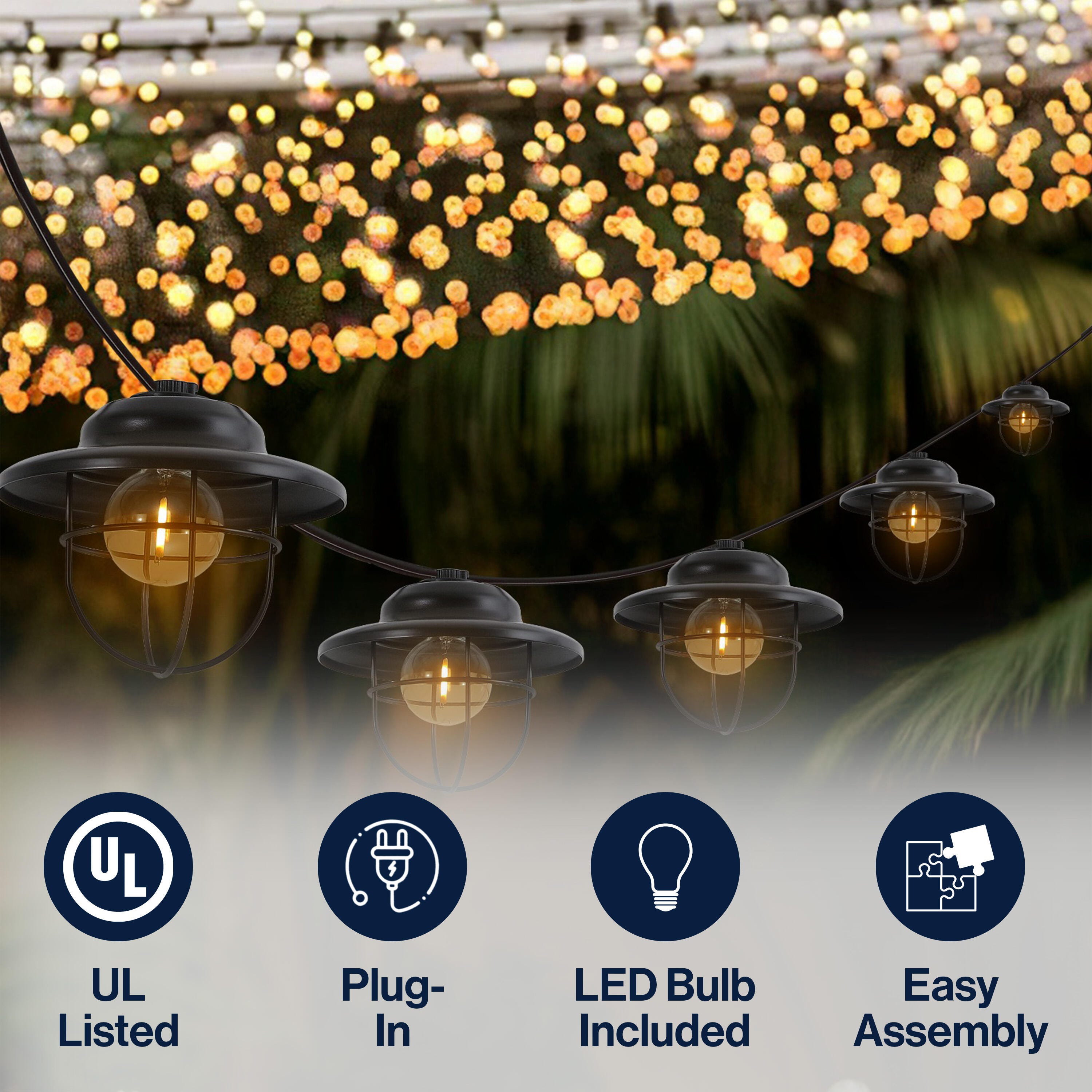 JONATHAN Y String Lights (Set of 2), , large