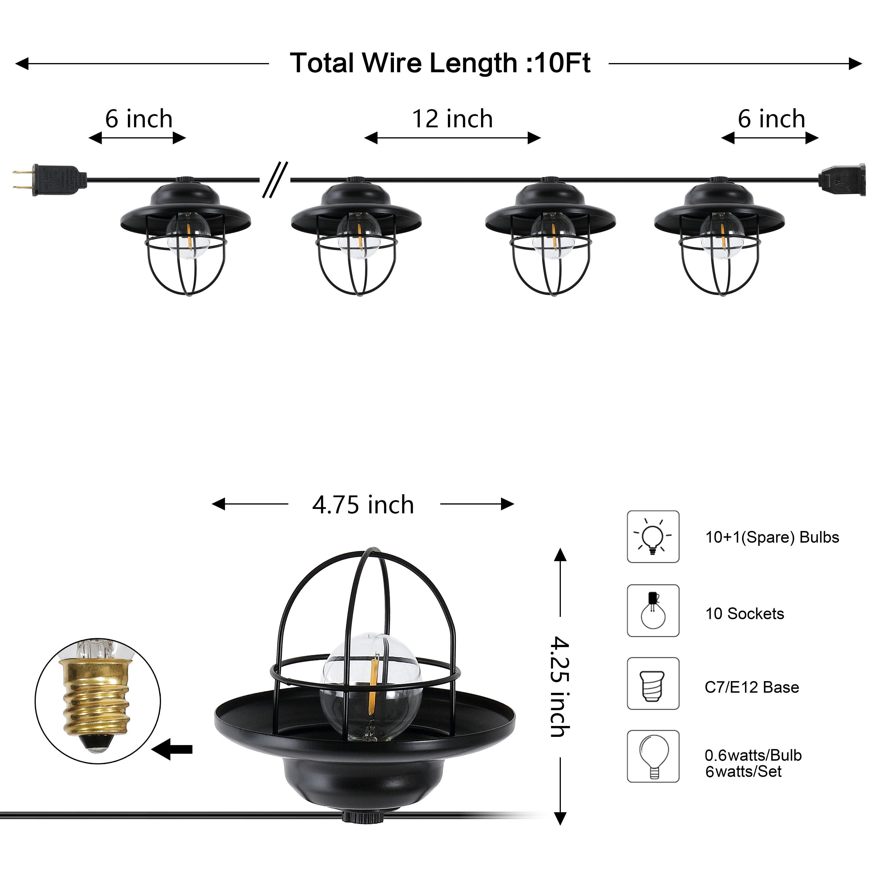 JONATHAN Y String Lights (Set of 2), , large