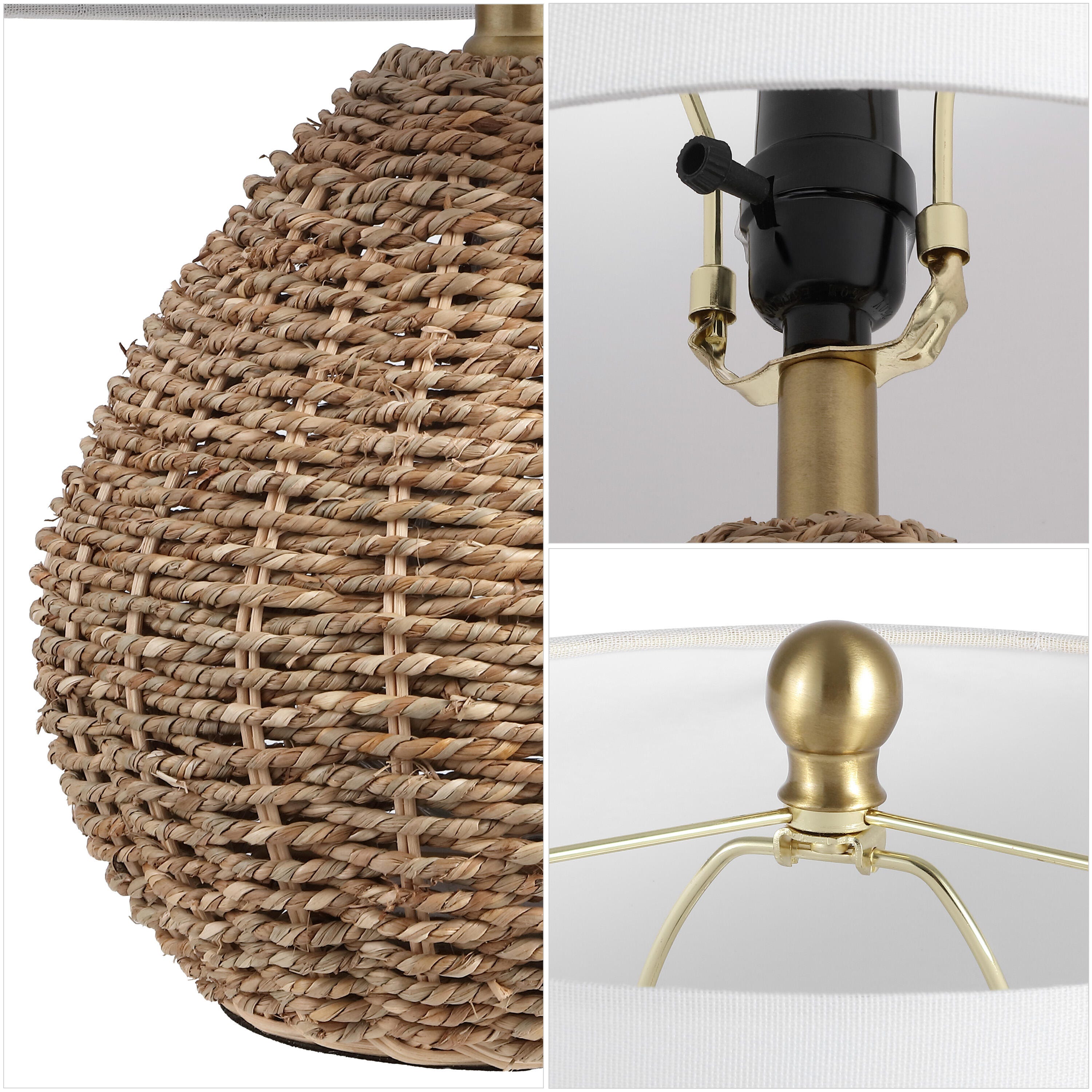 JONATHAN Y Kona Table Lamp, , large