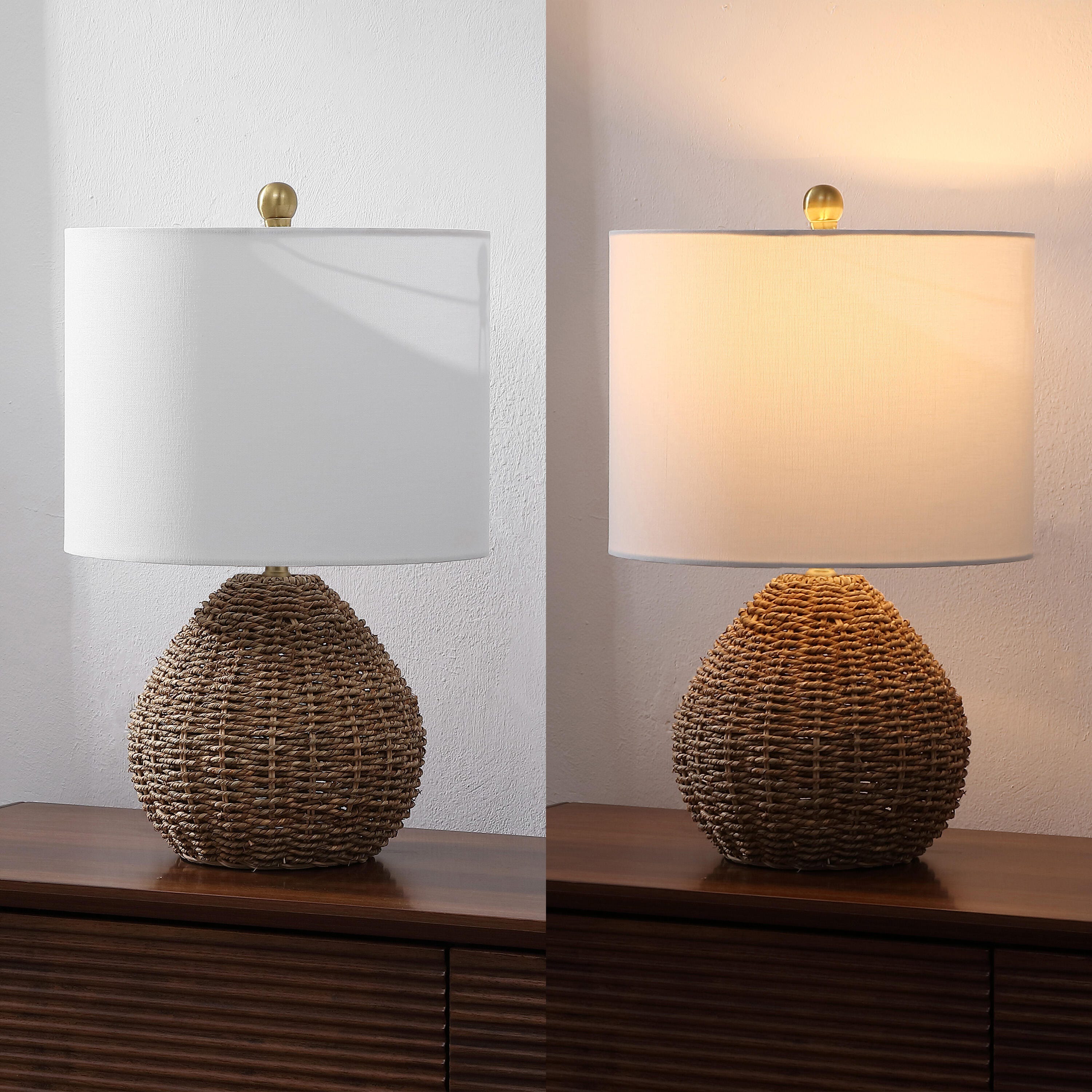JONATHAN Y Kona Table Lamp, , large