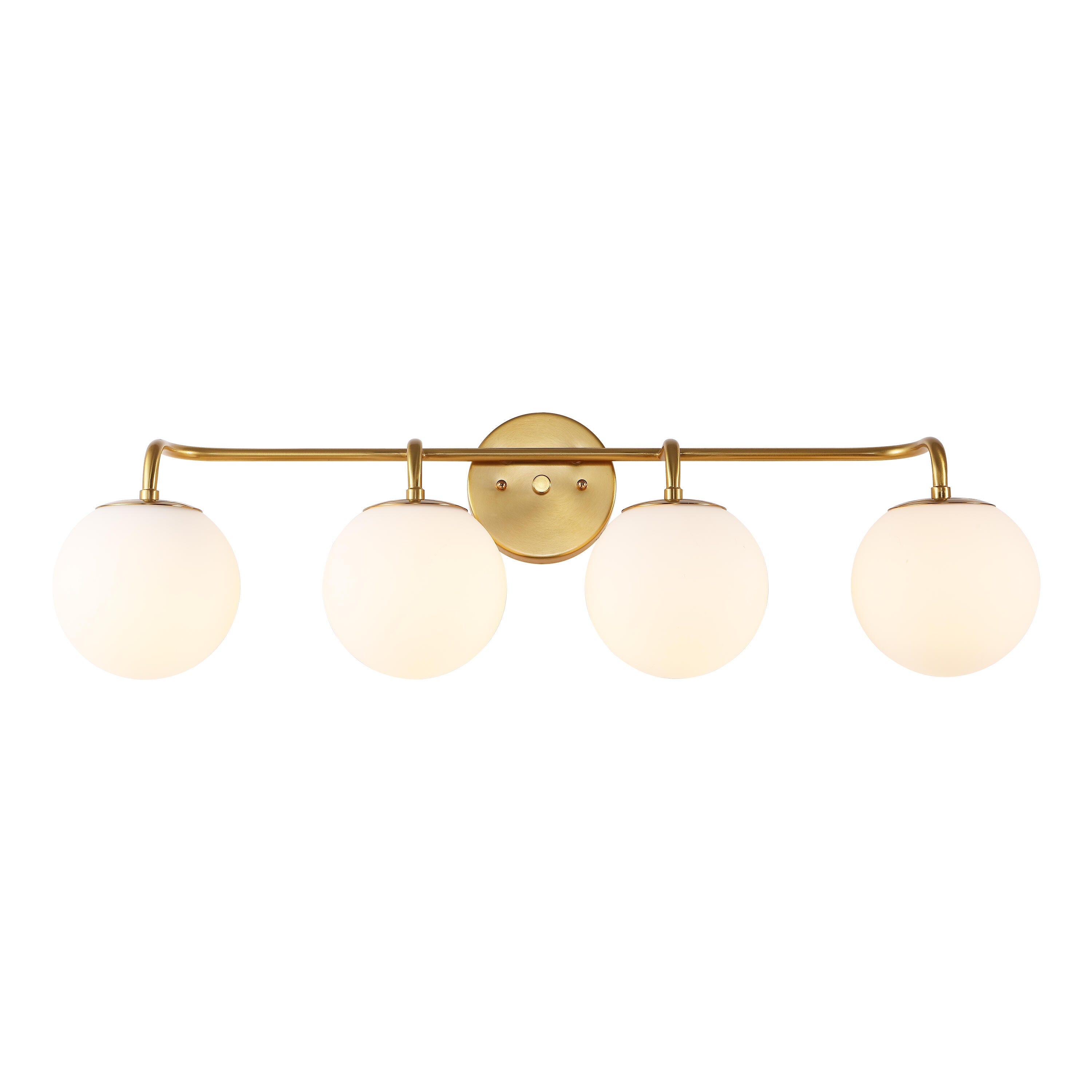 JONATHAN Y Louis Parisian 4-Light Scone, Gold, large