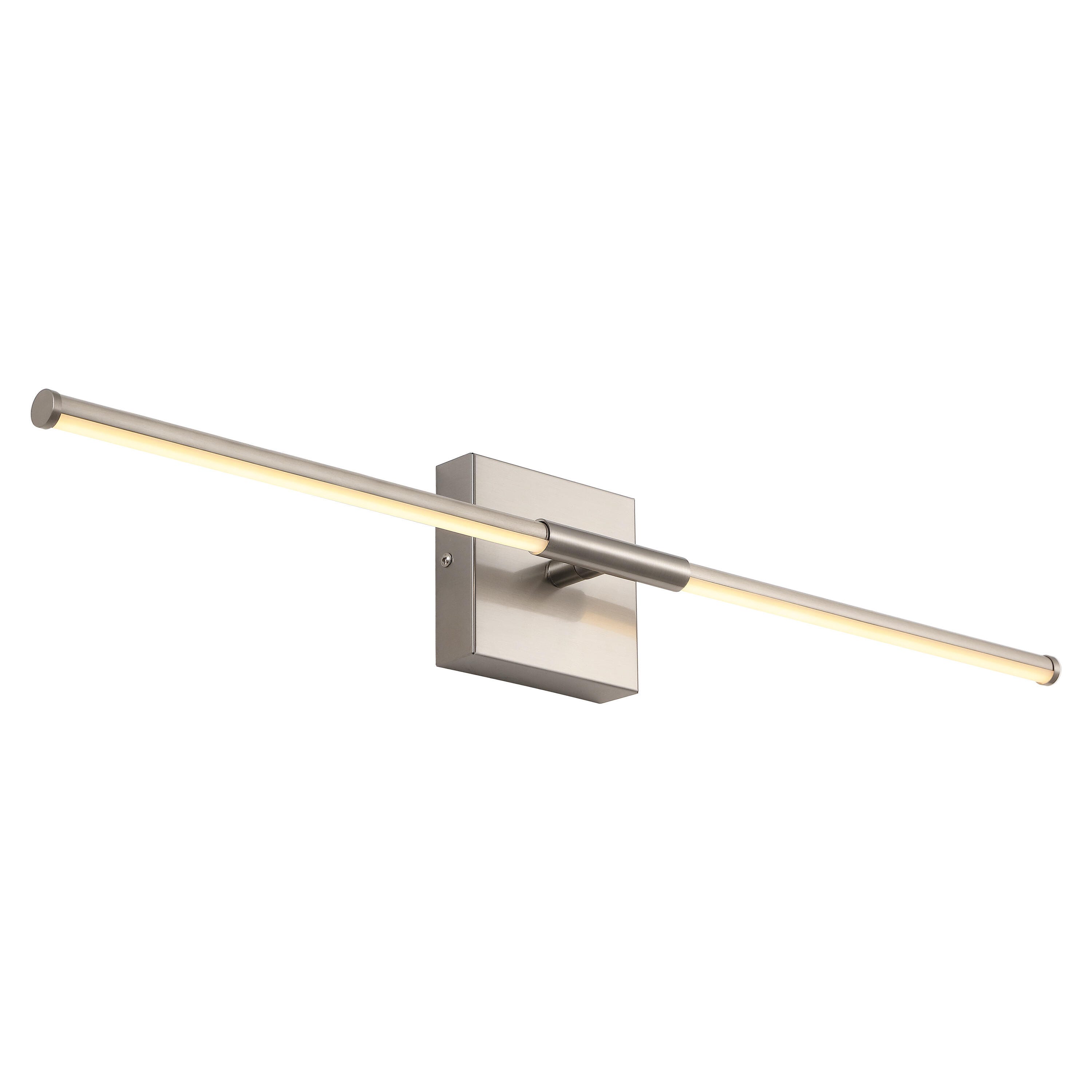JONATHAN Y McKenna Wall Sconce, Nickel, large