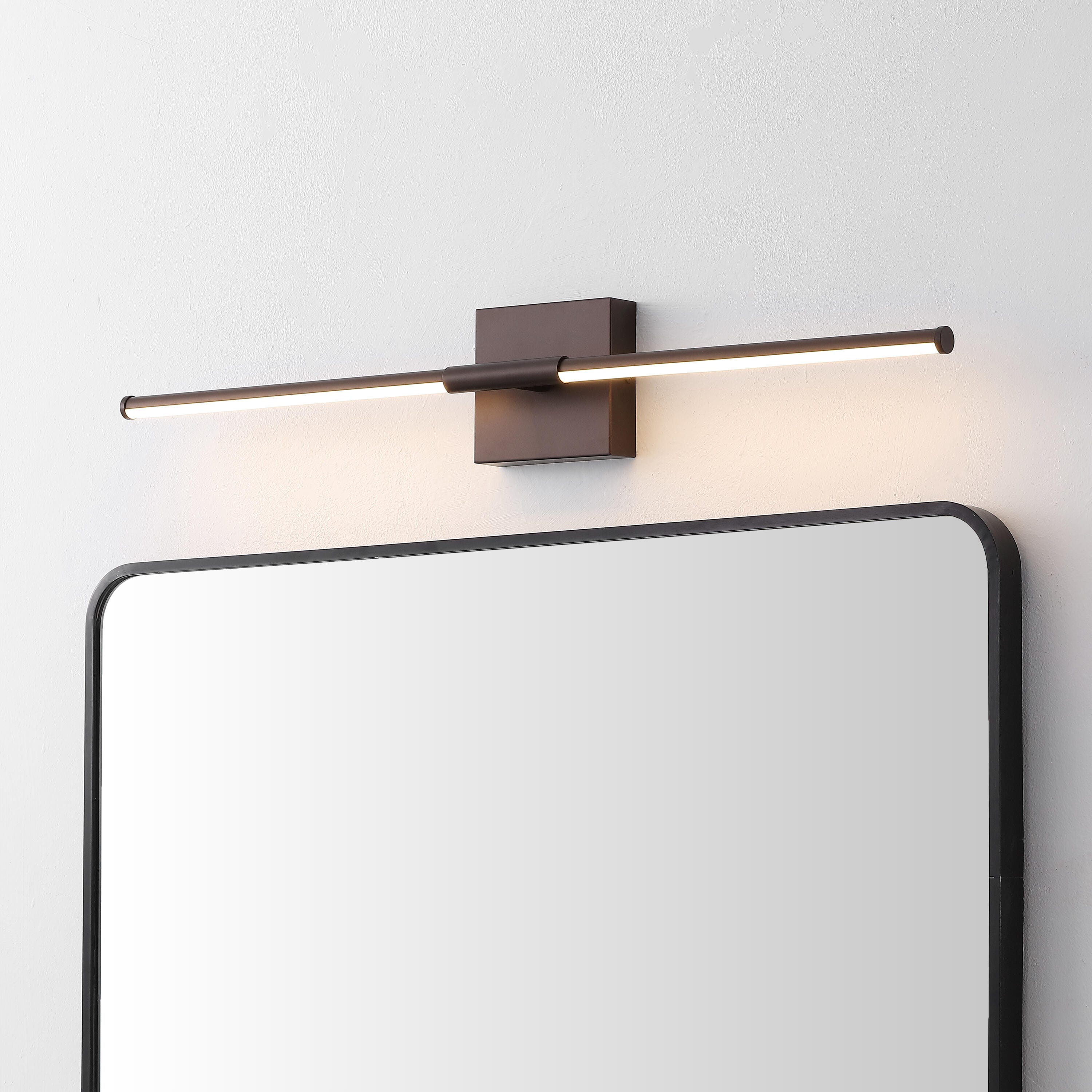 JONATHAN Y McKenna Wall Sconce, Oil Rubbed Bronze, rollover