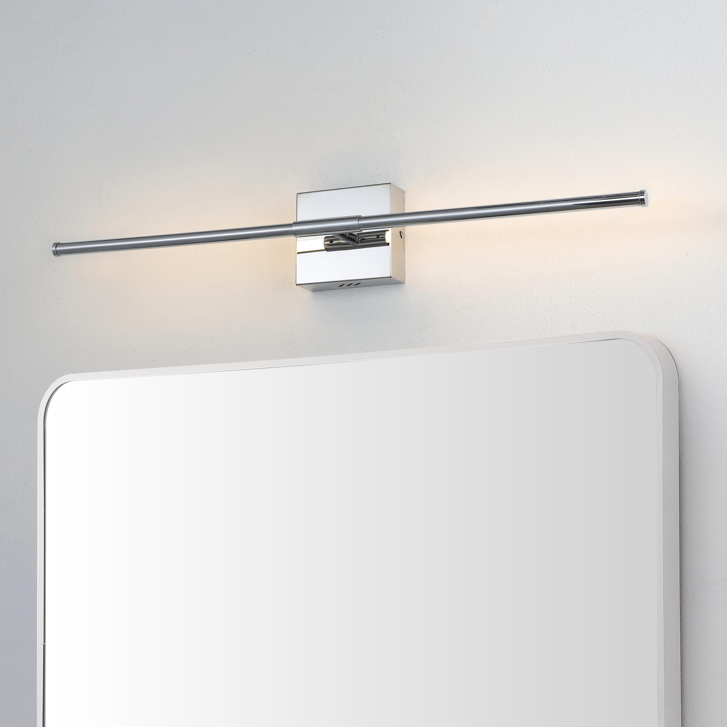 JONATHAN Y McKenna Wall Sconce, Chrome, rollover