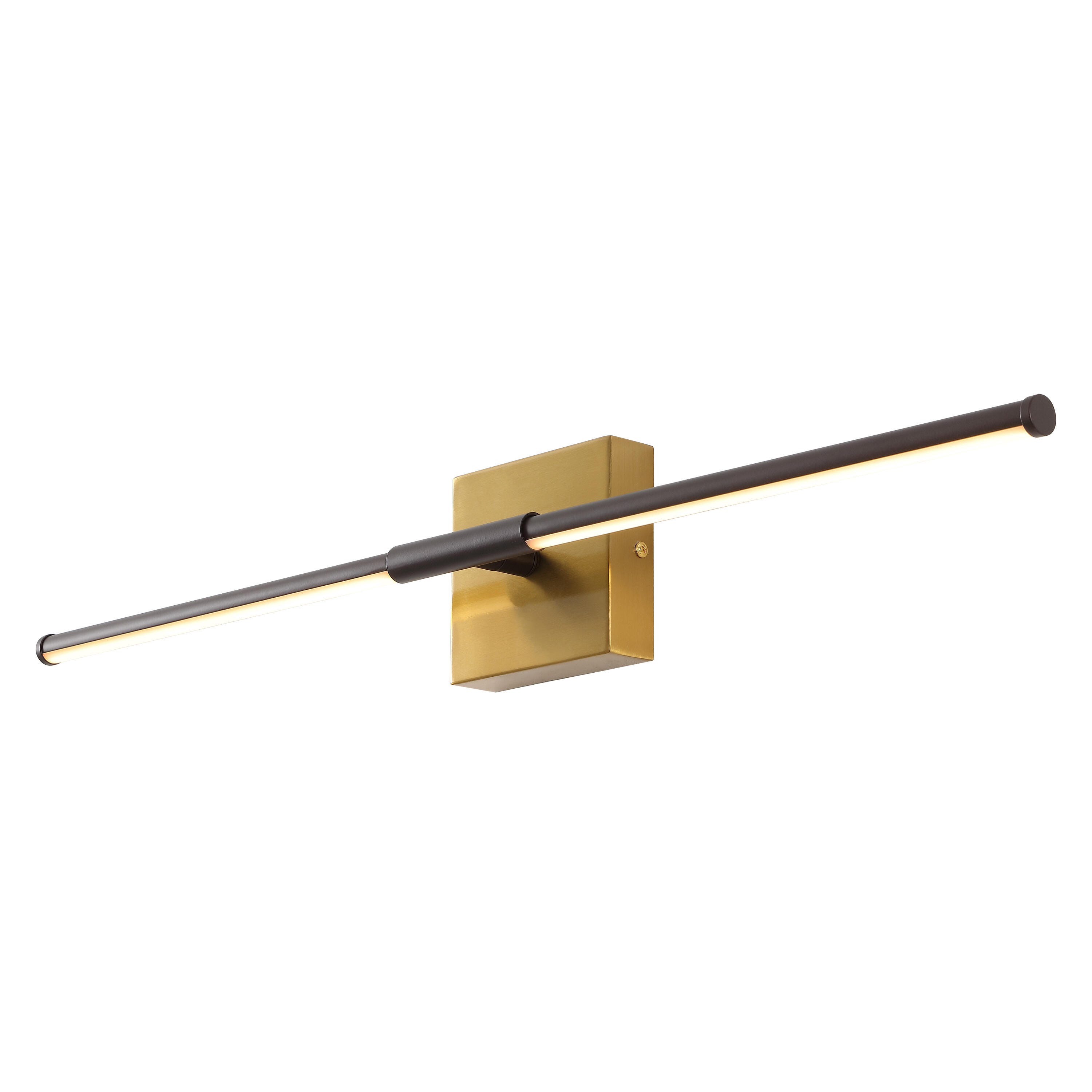 JONATHAN Y McKenna Wall Sconce, Bronze/Brass Gold, large