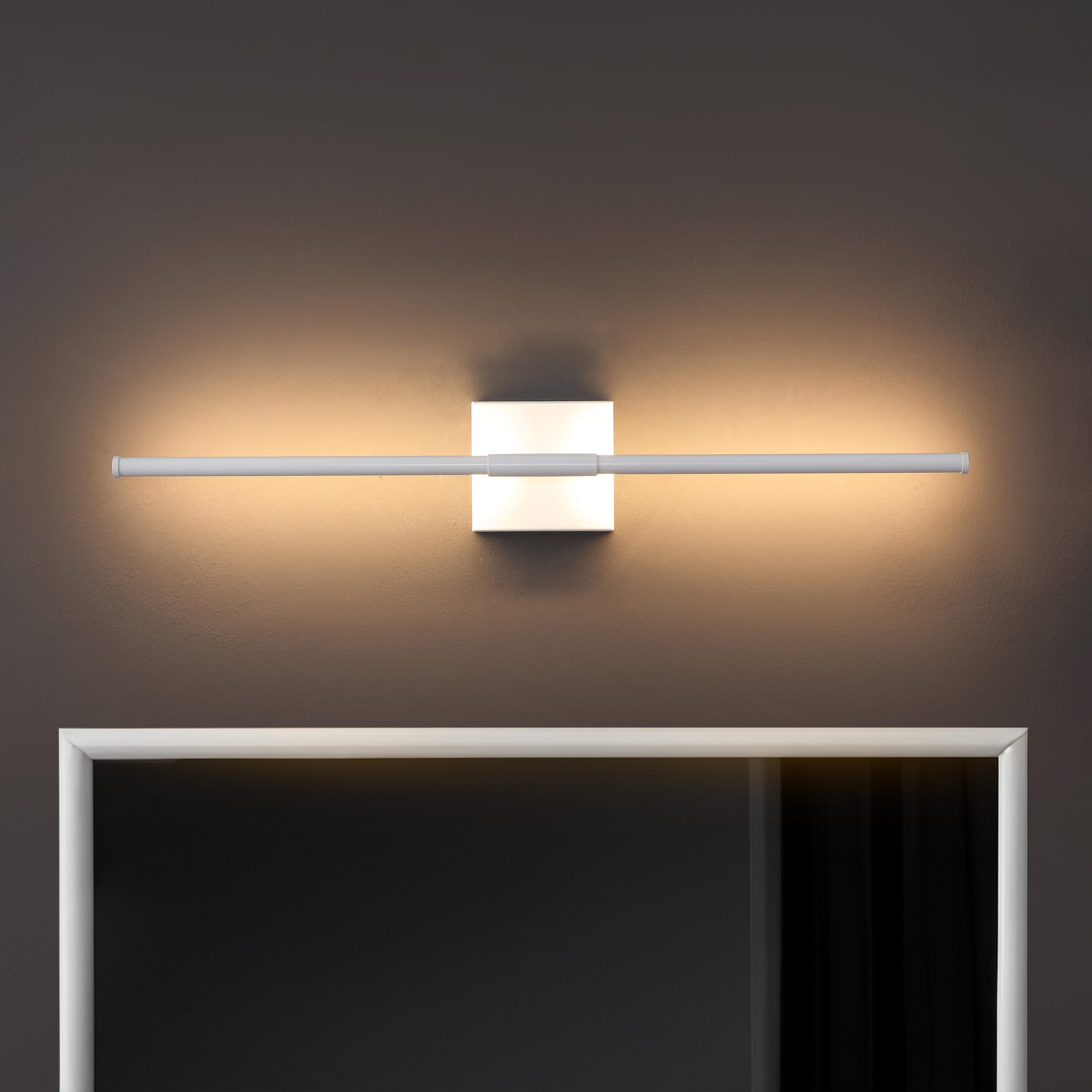 JONATHAN Y McKenna Wall Sconce, White, rollover
