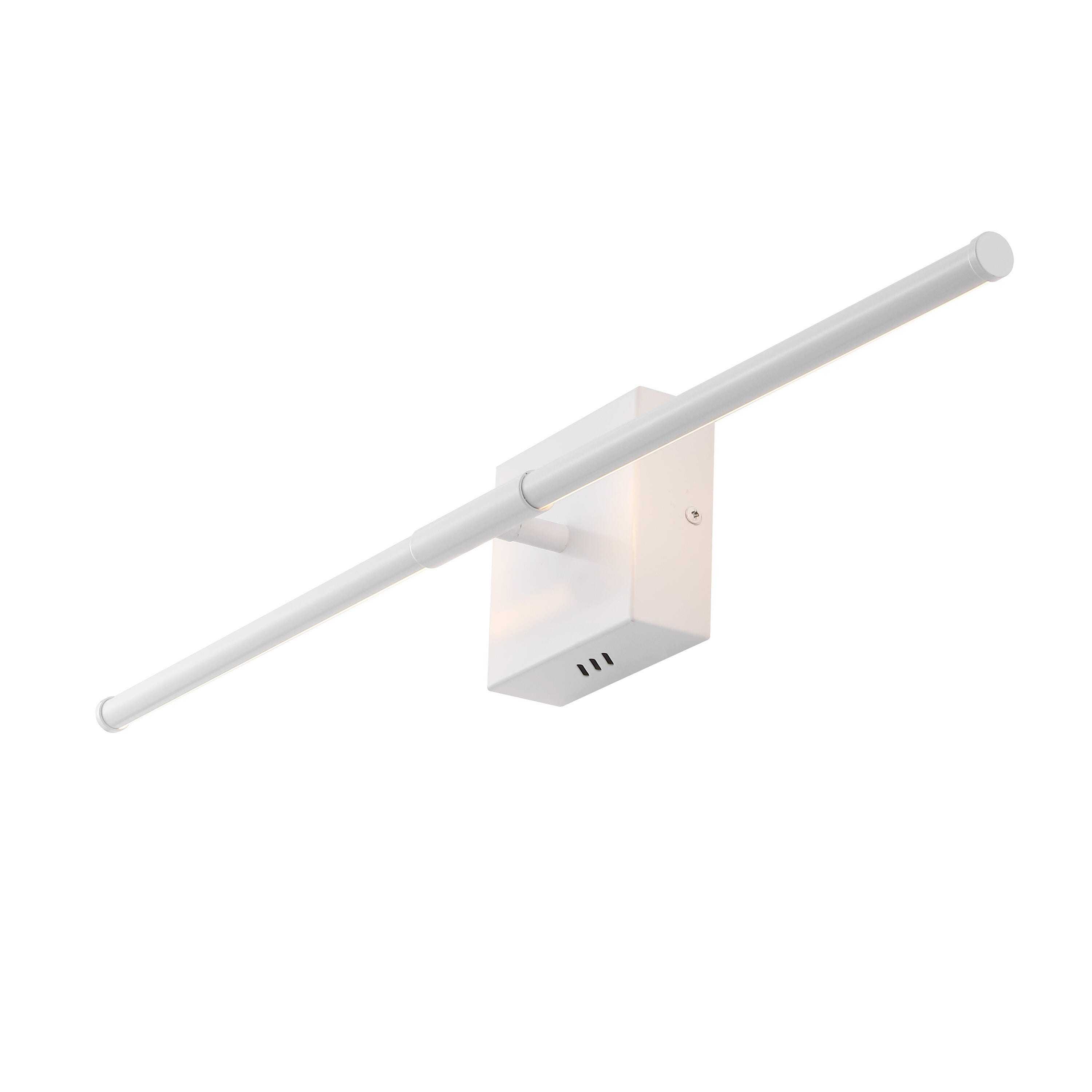 JONATHAN Y McKenna Wall Sconce, White, large