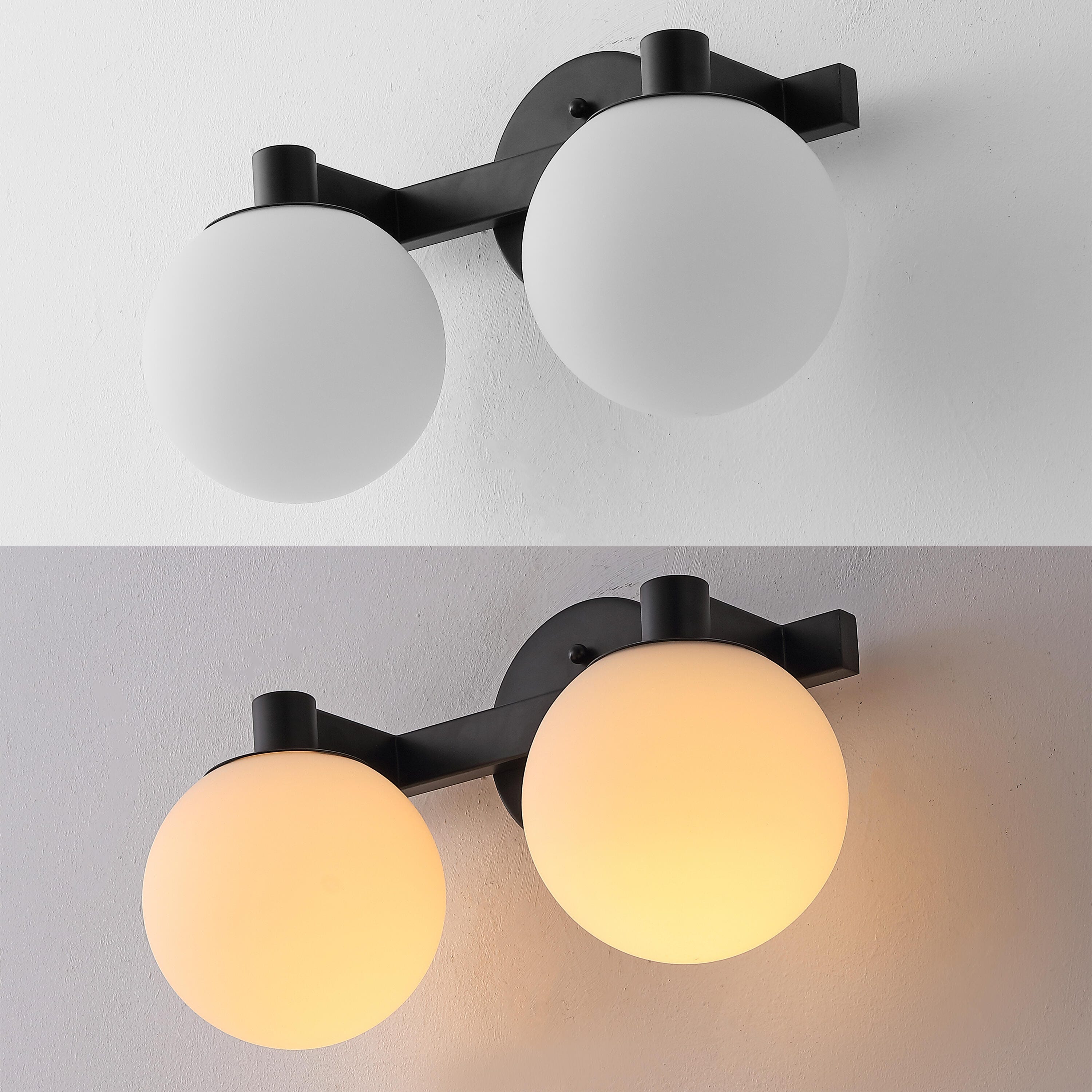 JONATHAN Y Modernist 2-Light Scone, , large