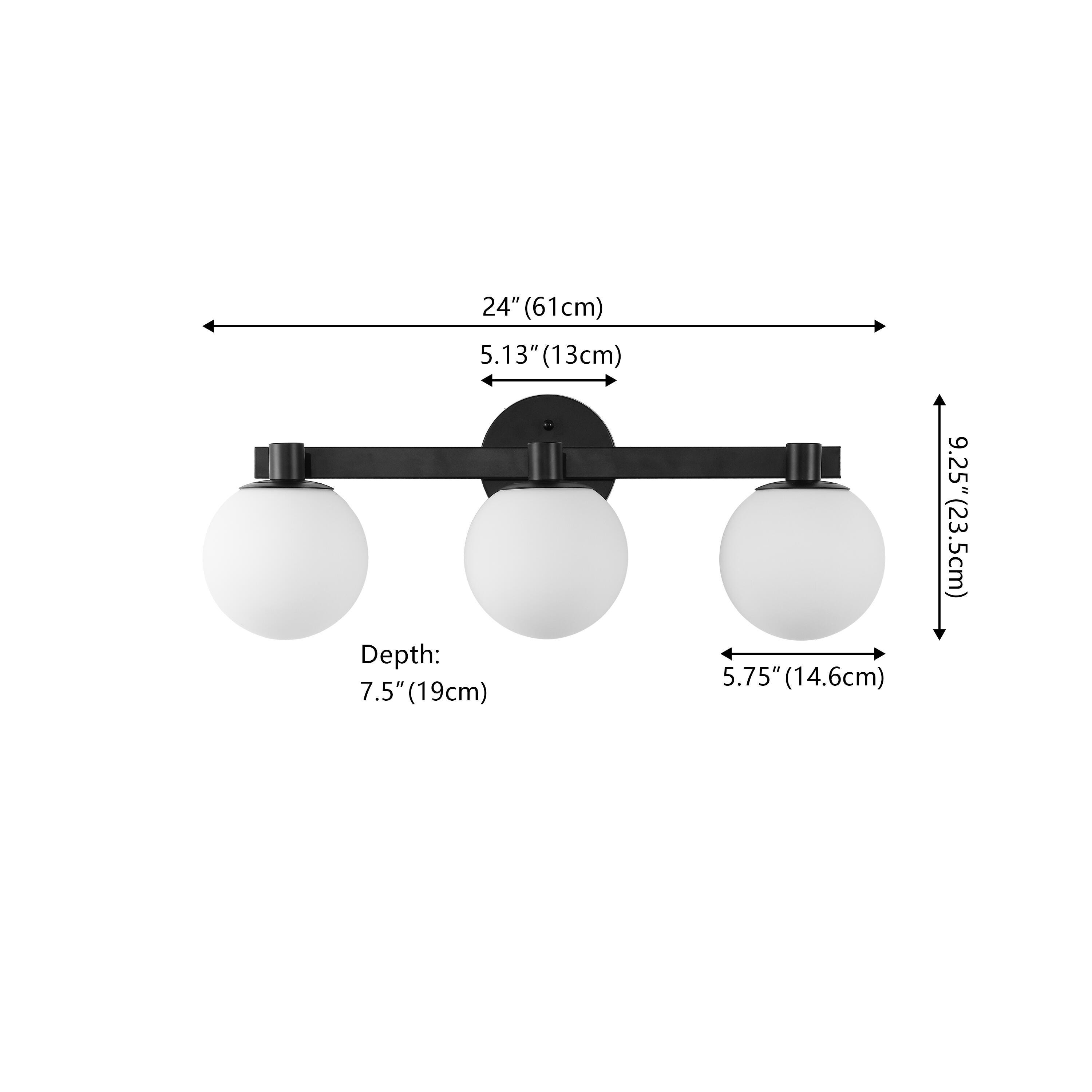 JONATHAN Y Modernist 3-Light Scone, , large