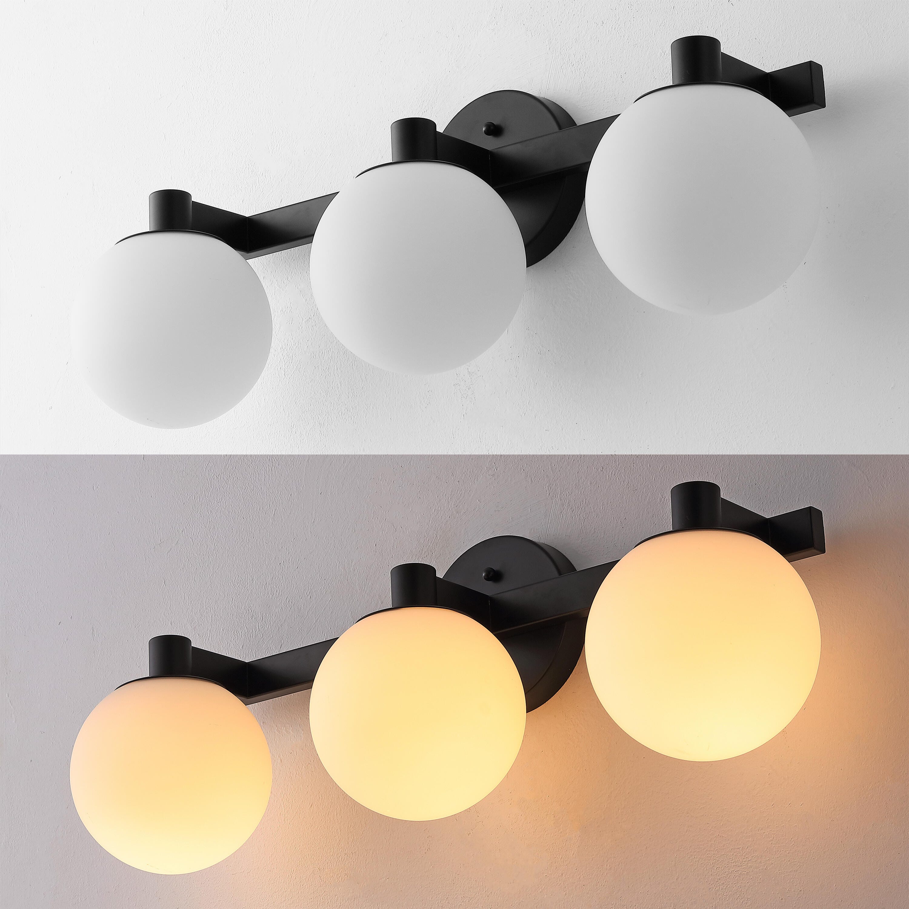 JONATHAN Y Modernist 3-Light Scone, , large