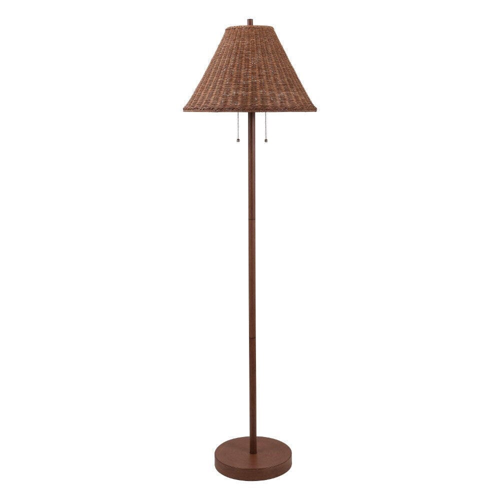 JONATHAN Y Nando Floor Lamp, Dark Brown, large