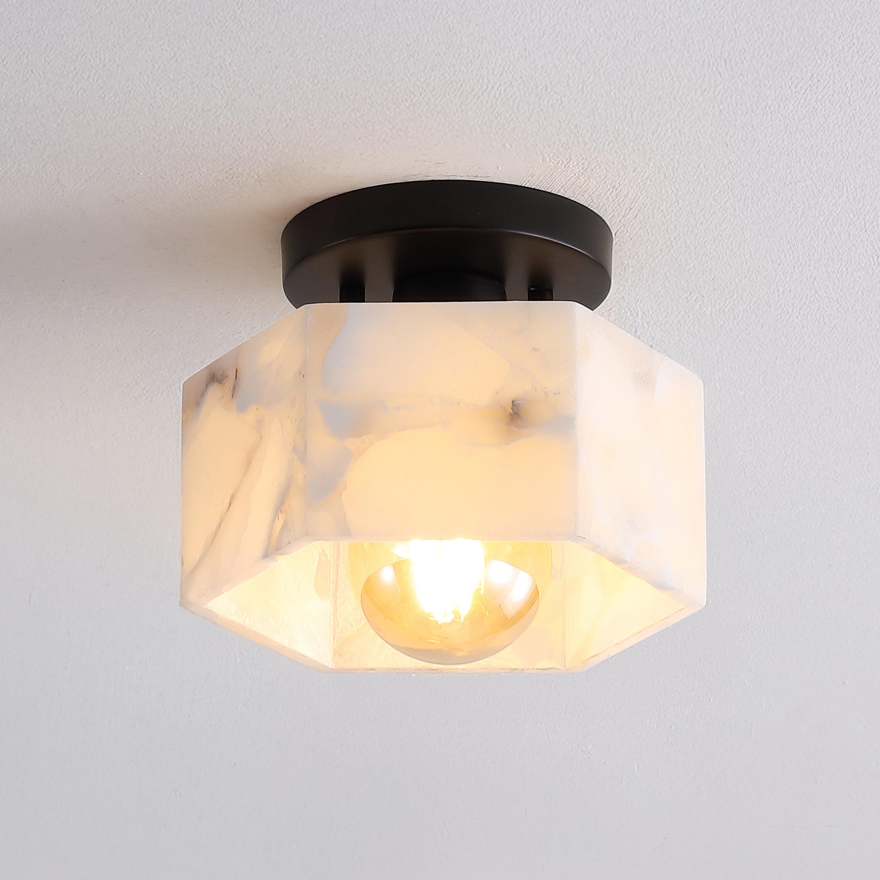 JONATHAN Y Tessa Flush Mount Light, , rollover