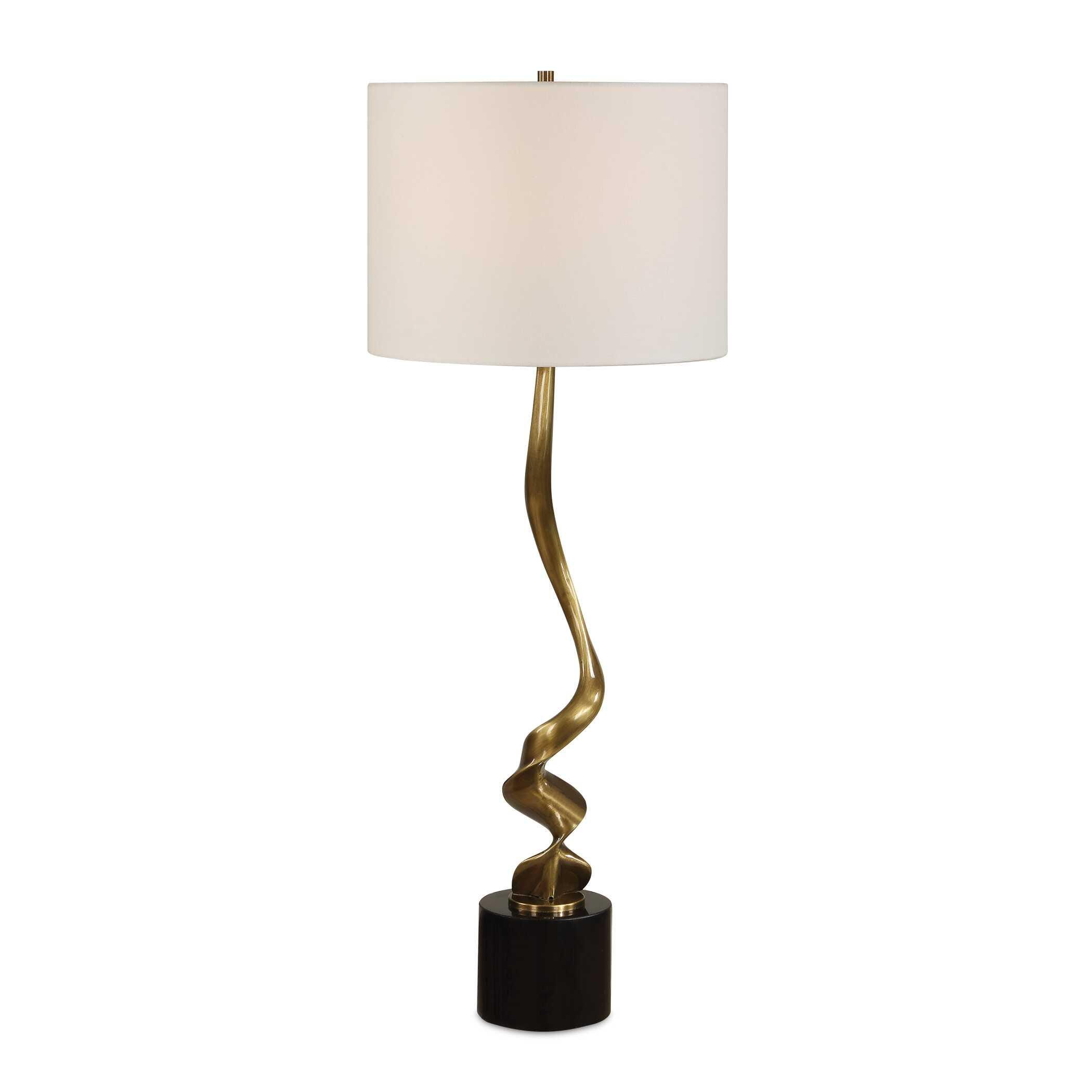 Uttermost Spiraling Cordless Table Lamp, , large