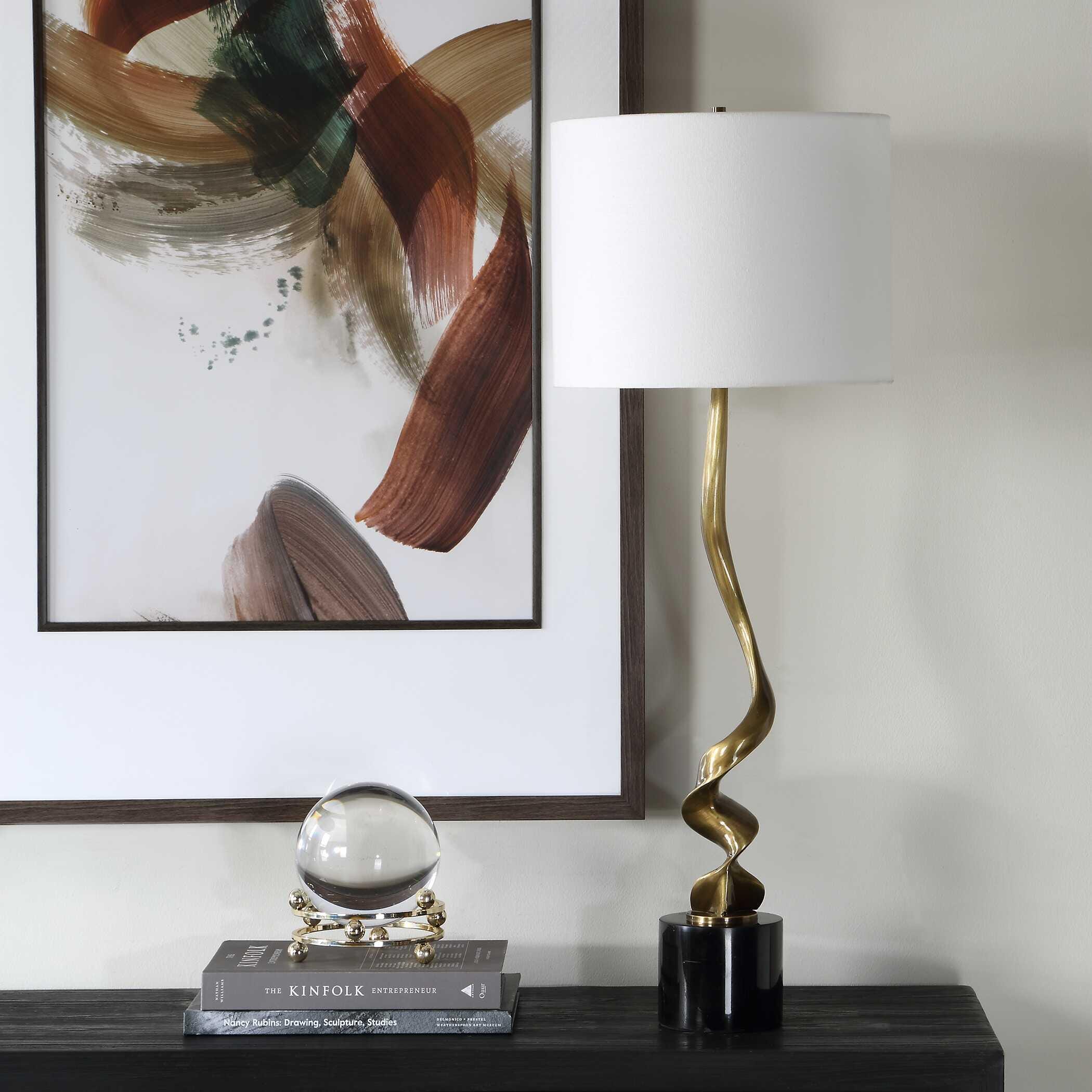 Uttermost Spiraling Cordless Table Lamp, , large