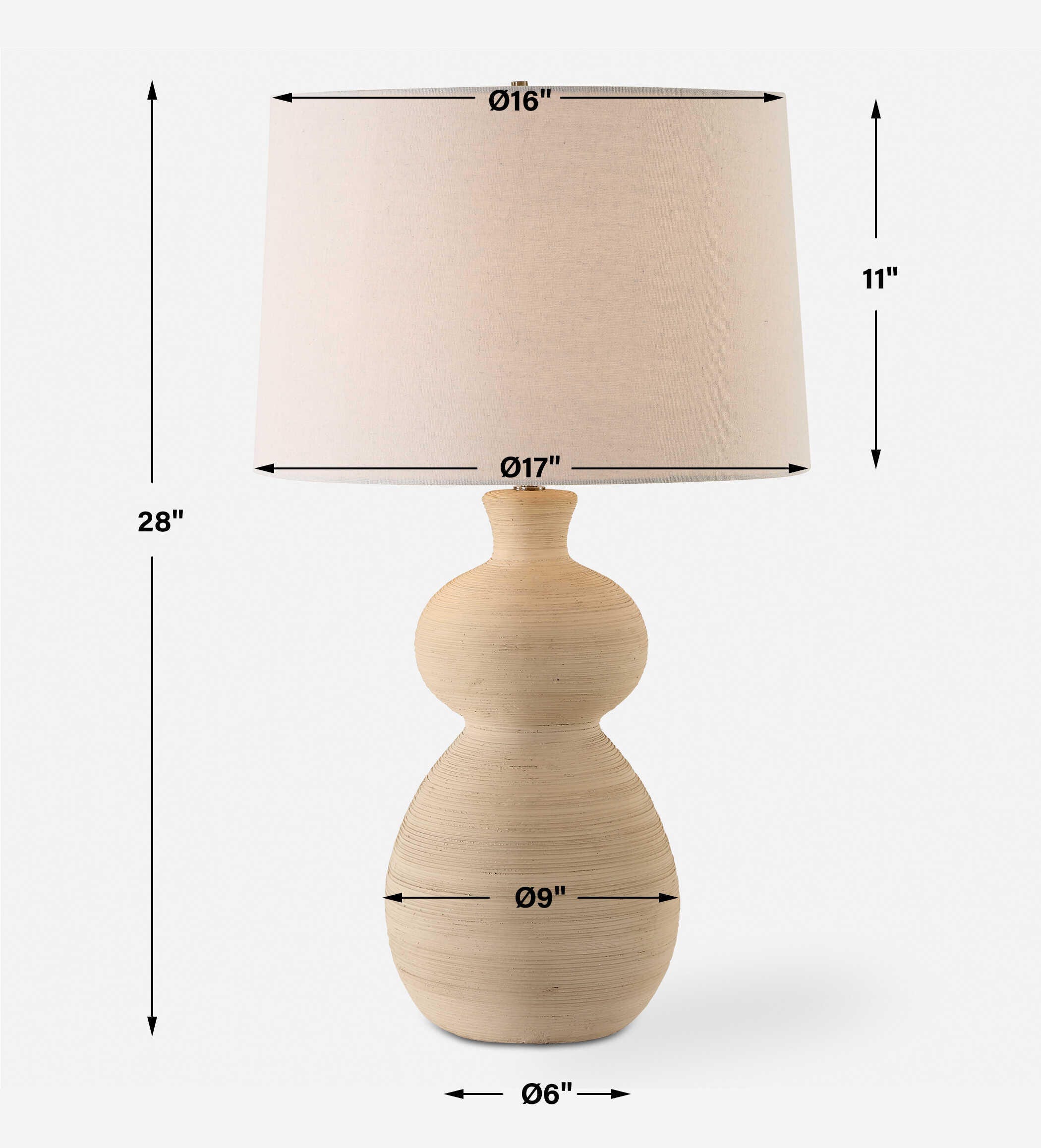 Uttermost Pueblo Table Lamp, , large