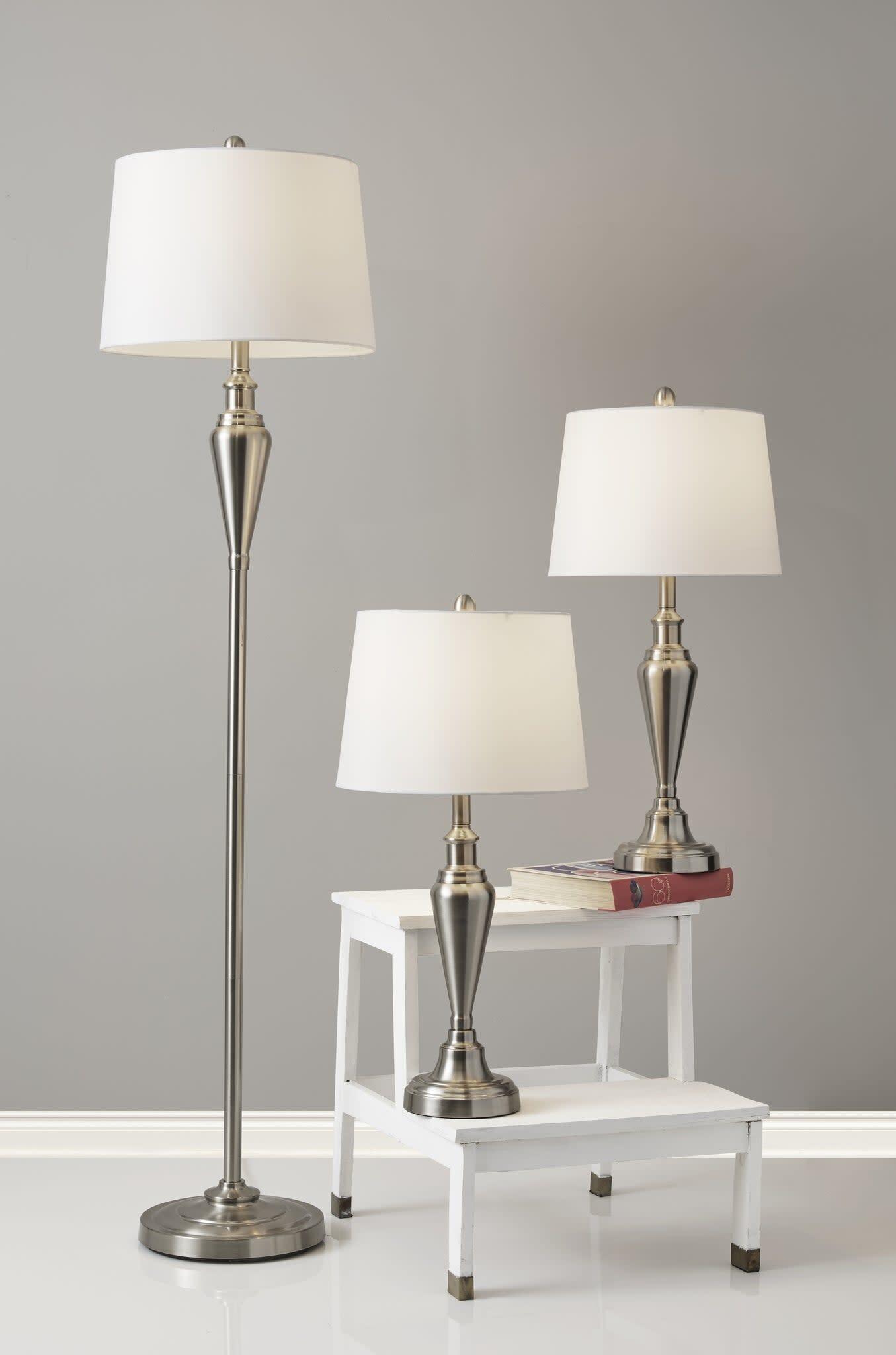 Adesso Simplee Glendale Floor Lamp and Table Lamp (Set of 2), , rollover