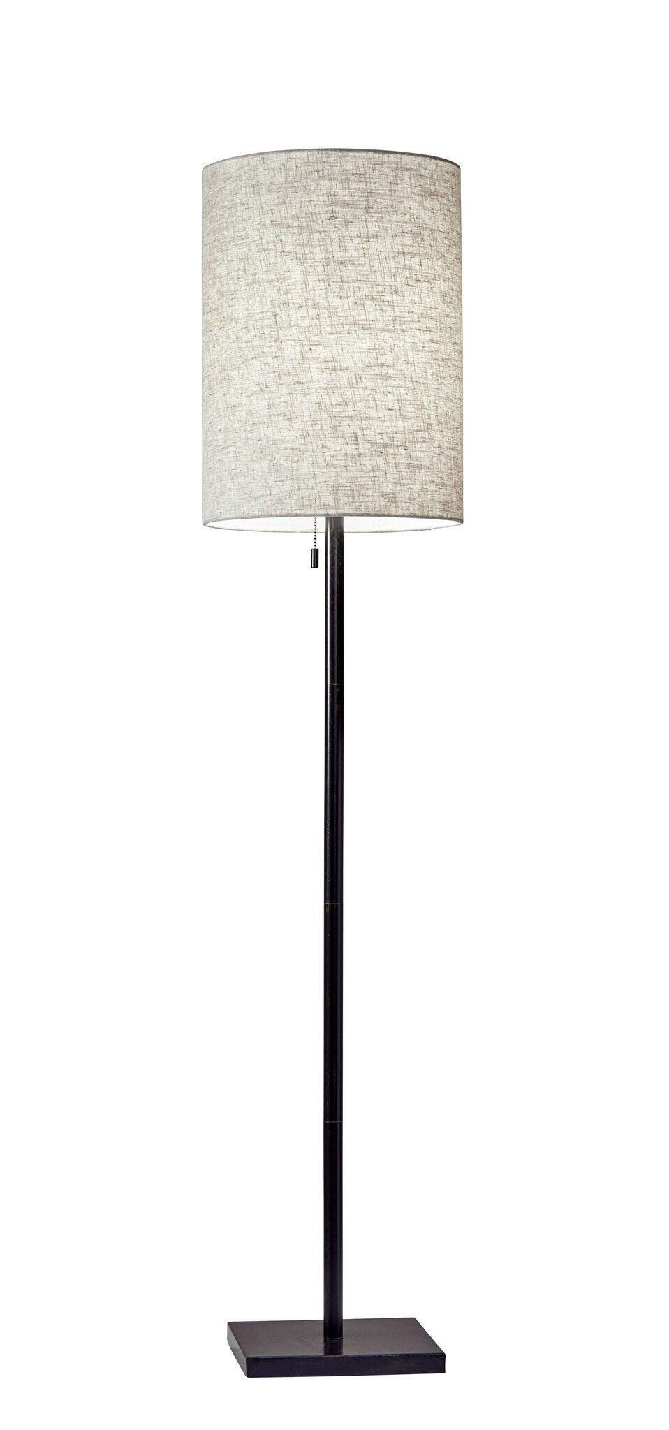 Adesso Liam Floor Lamp, Dark Bronze, large