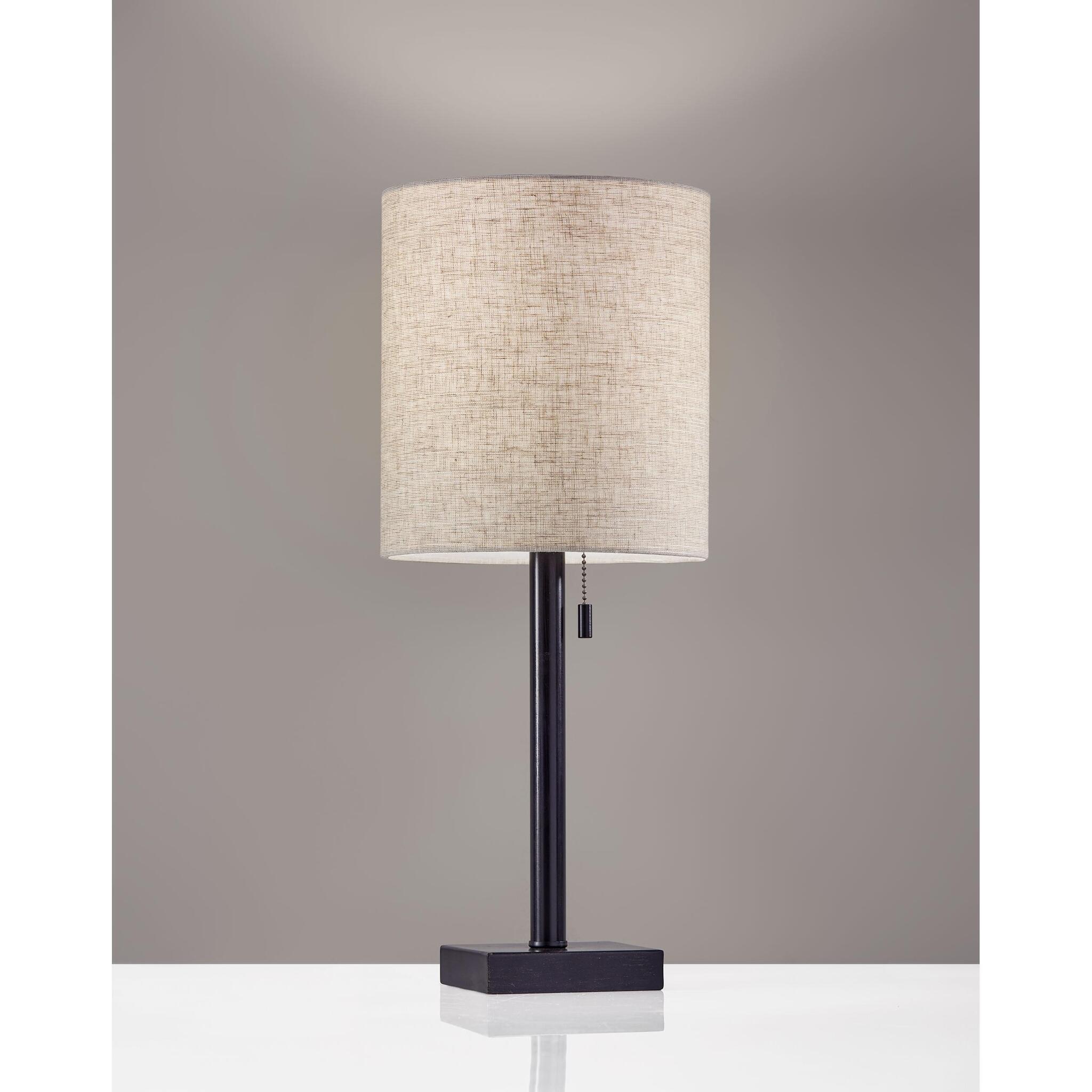 Adesso Liam Table Lamp, Dark Bronze, large