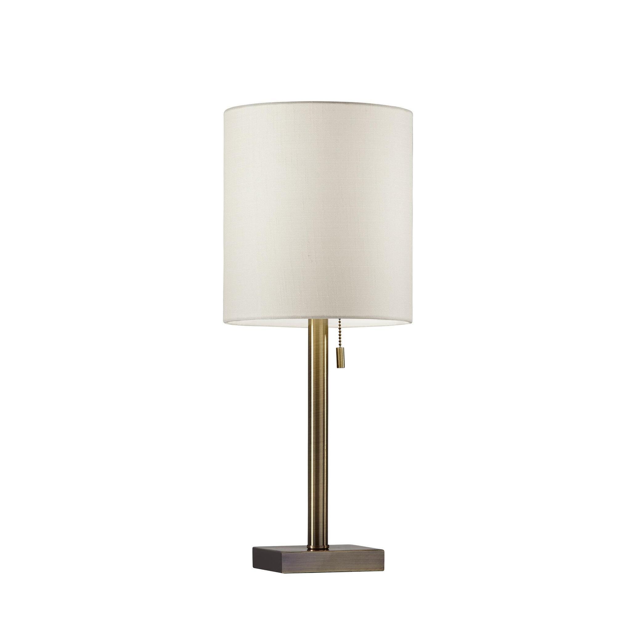 Adesso Liam Table Lamp, Antique Brass, large