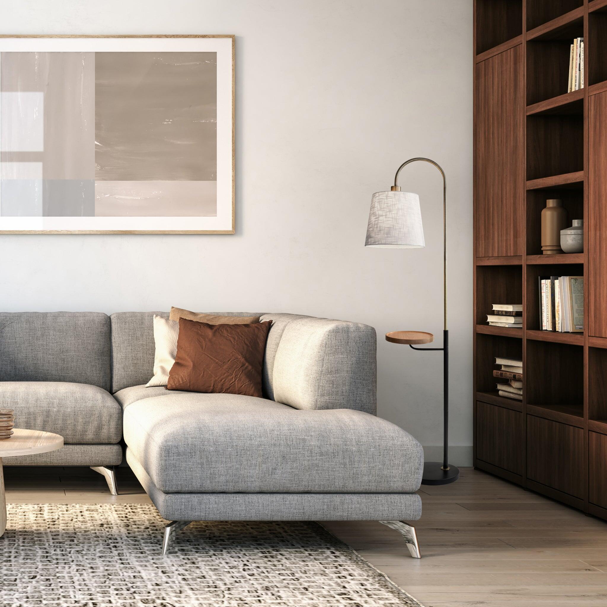 Adesso Jeffrey Floor Lamp, , rollover