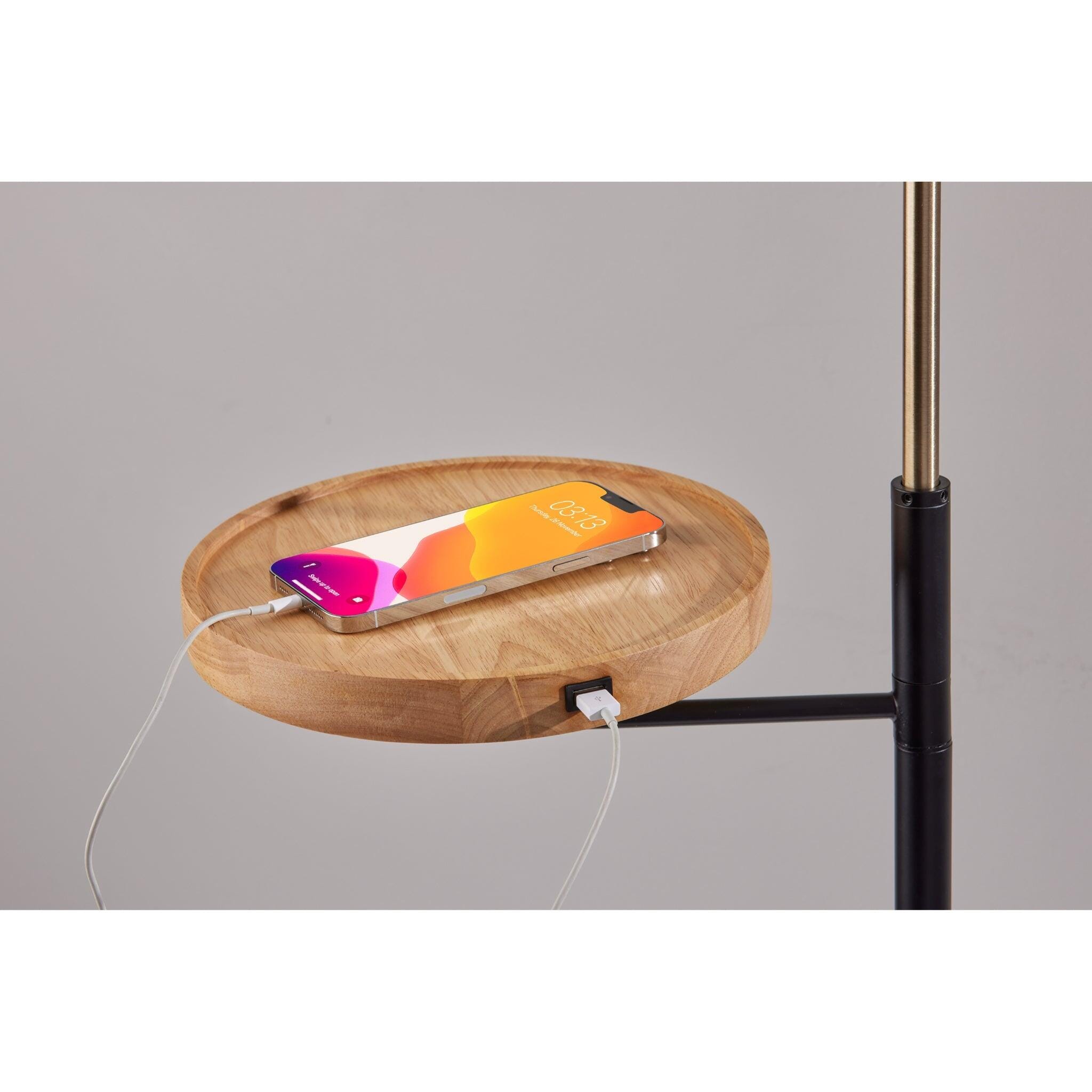 Adesso Jeffrey Floor Lamp, , large