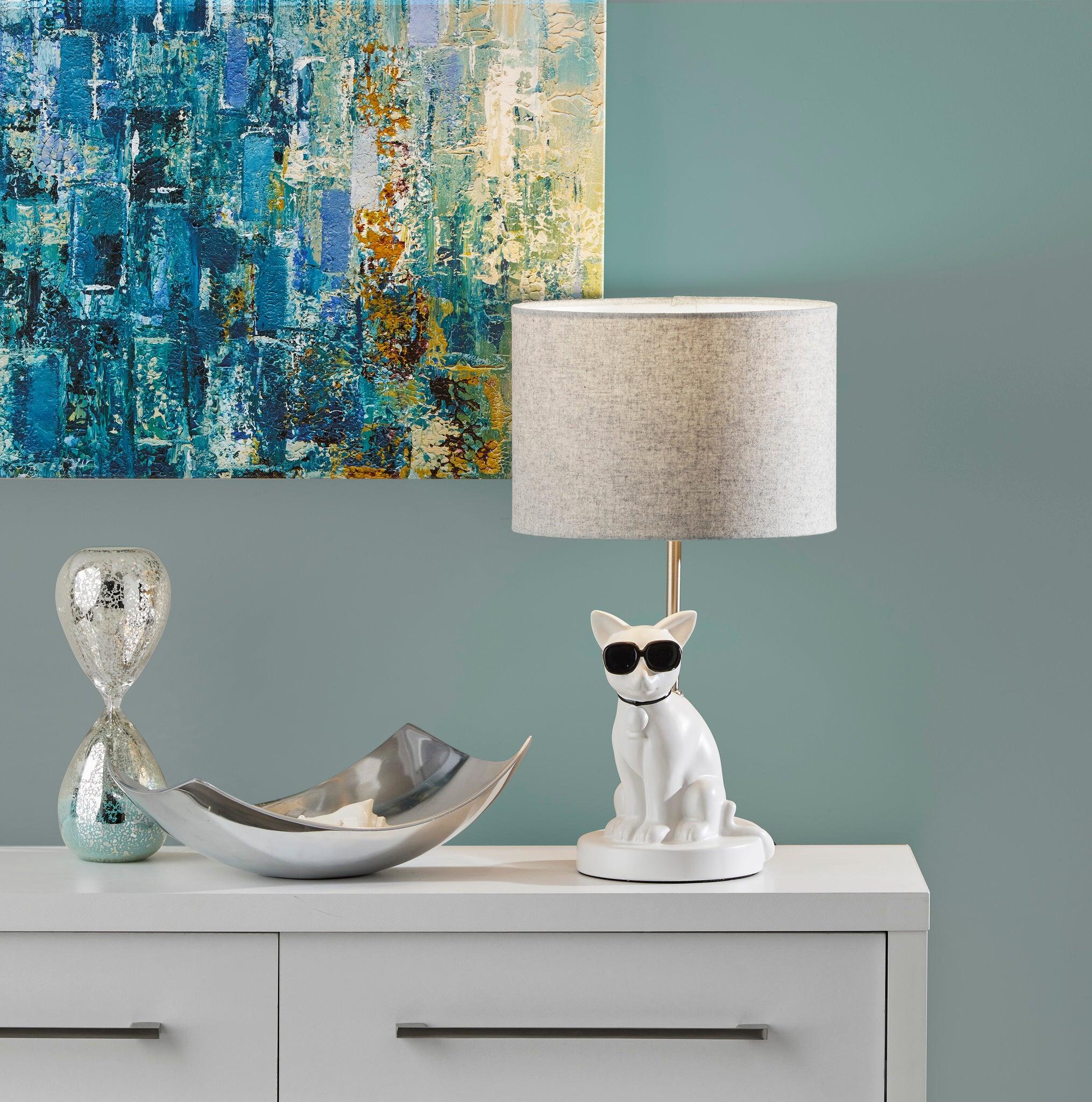 Adesso Simplee Sunny Cat Table Lamp, , rollover