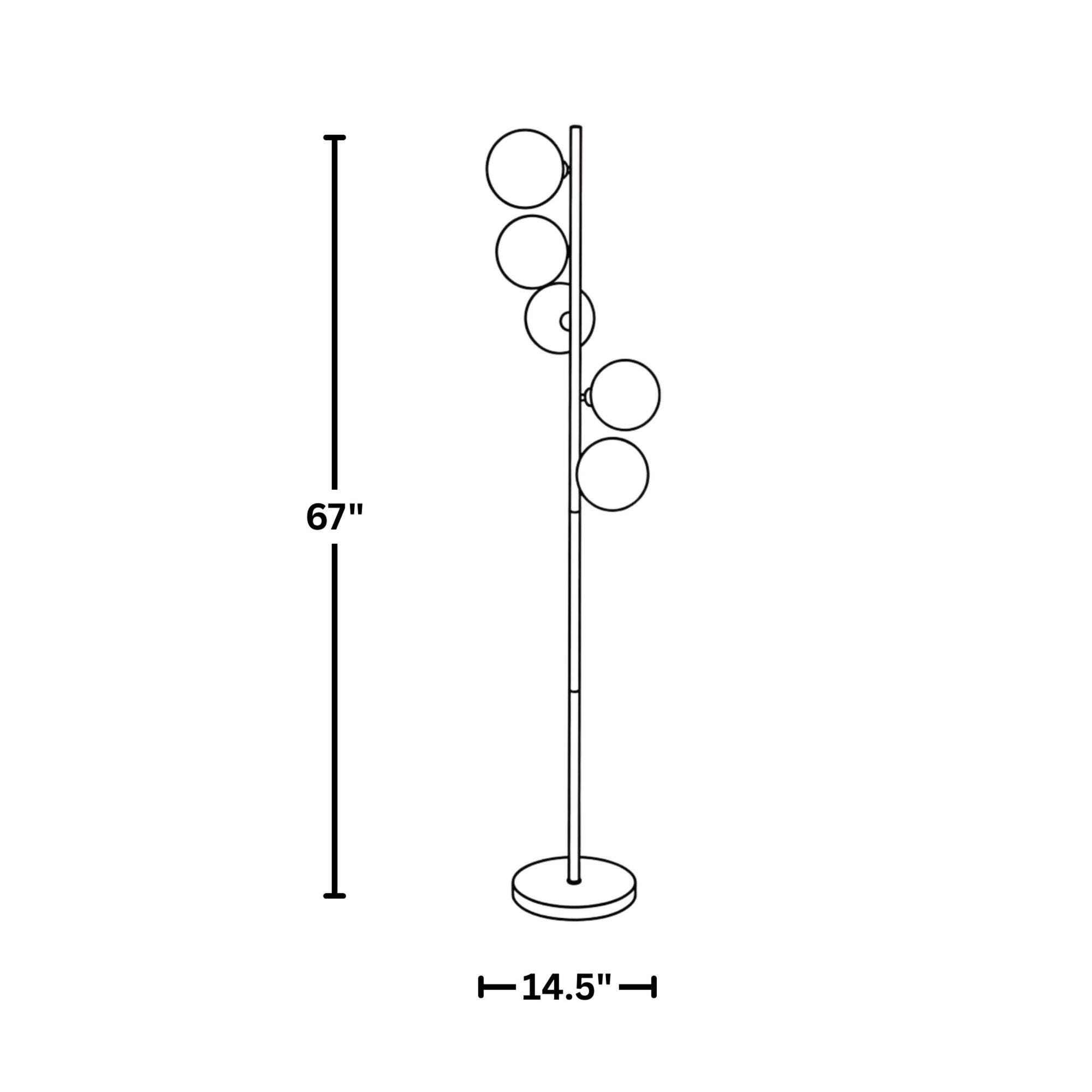 LumiSource Bubbles Floor Lamp, , large