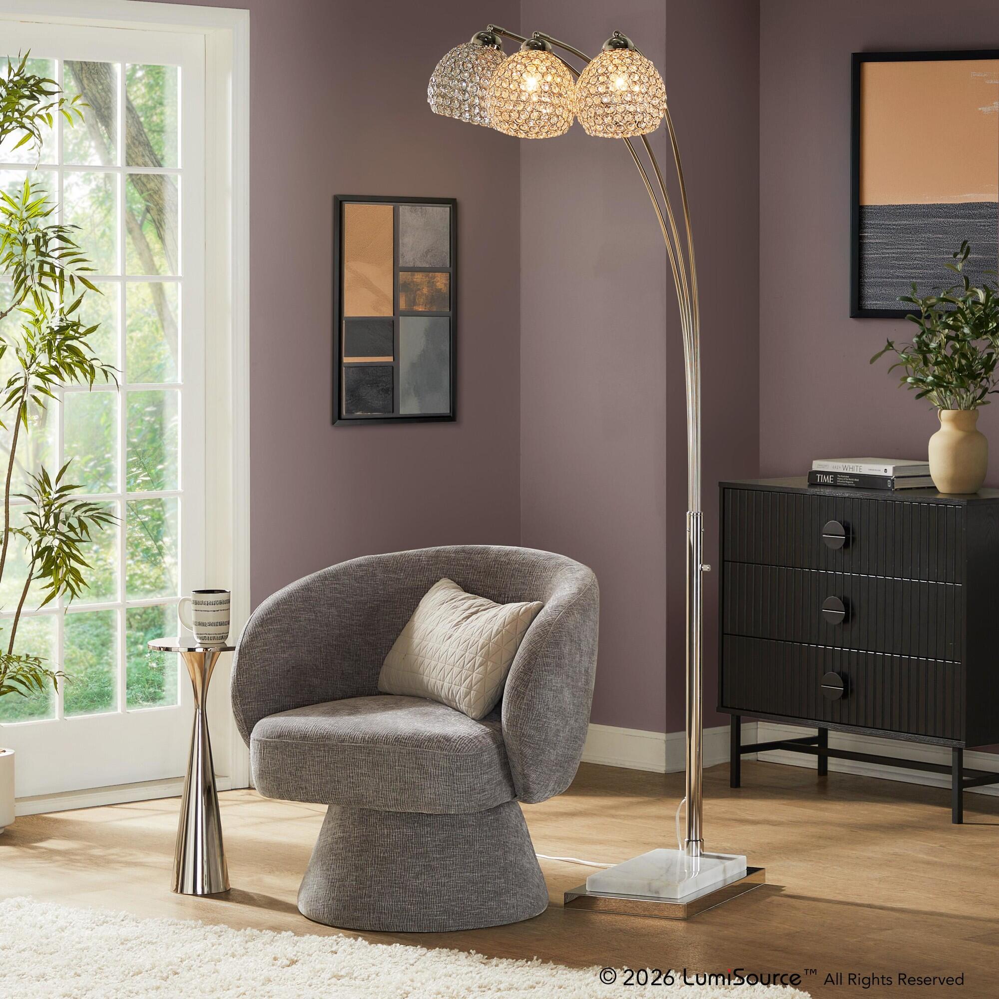 LumiSource Willow Floor Lamp, , rollover
